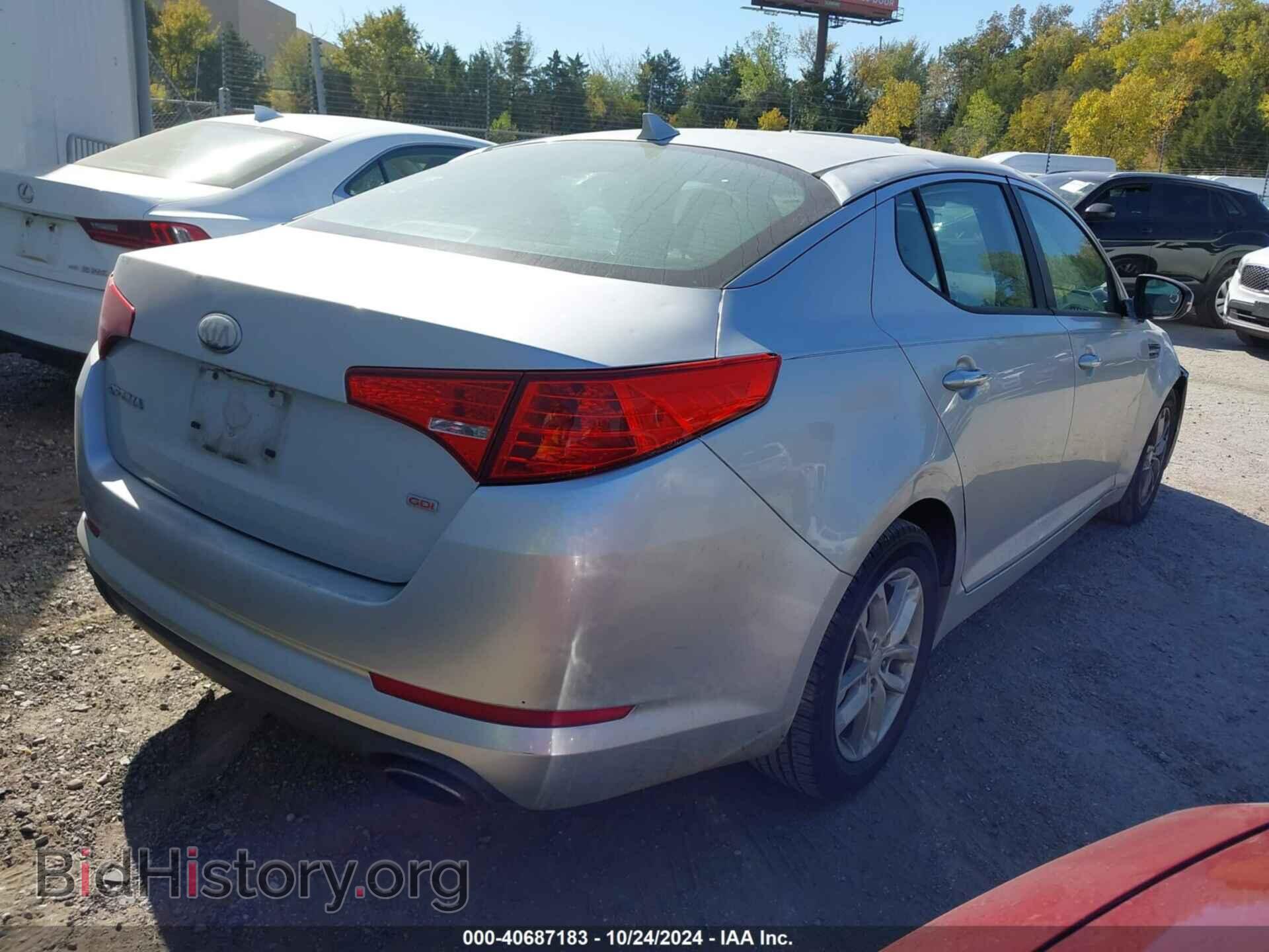 2013 KIA OPTIMA - VIN: KNAGM4A71D5400855 - Фото 4