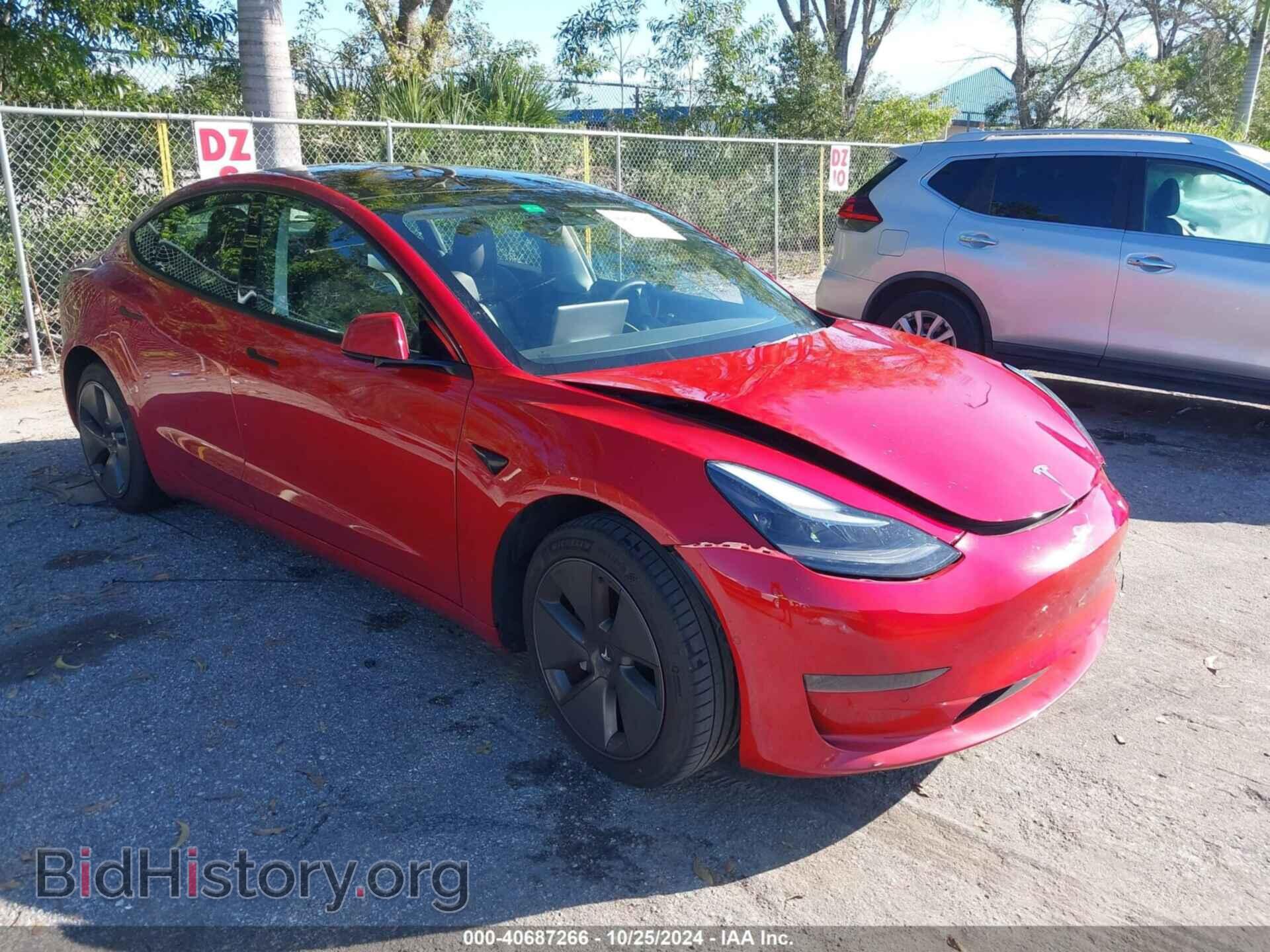 Фотография 5YJ3E1EA5MF087956 - TESLA MODEL 3 2021