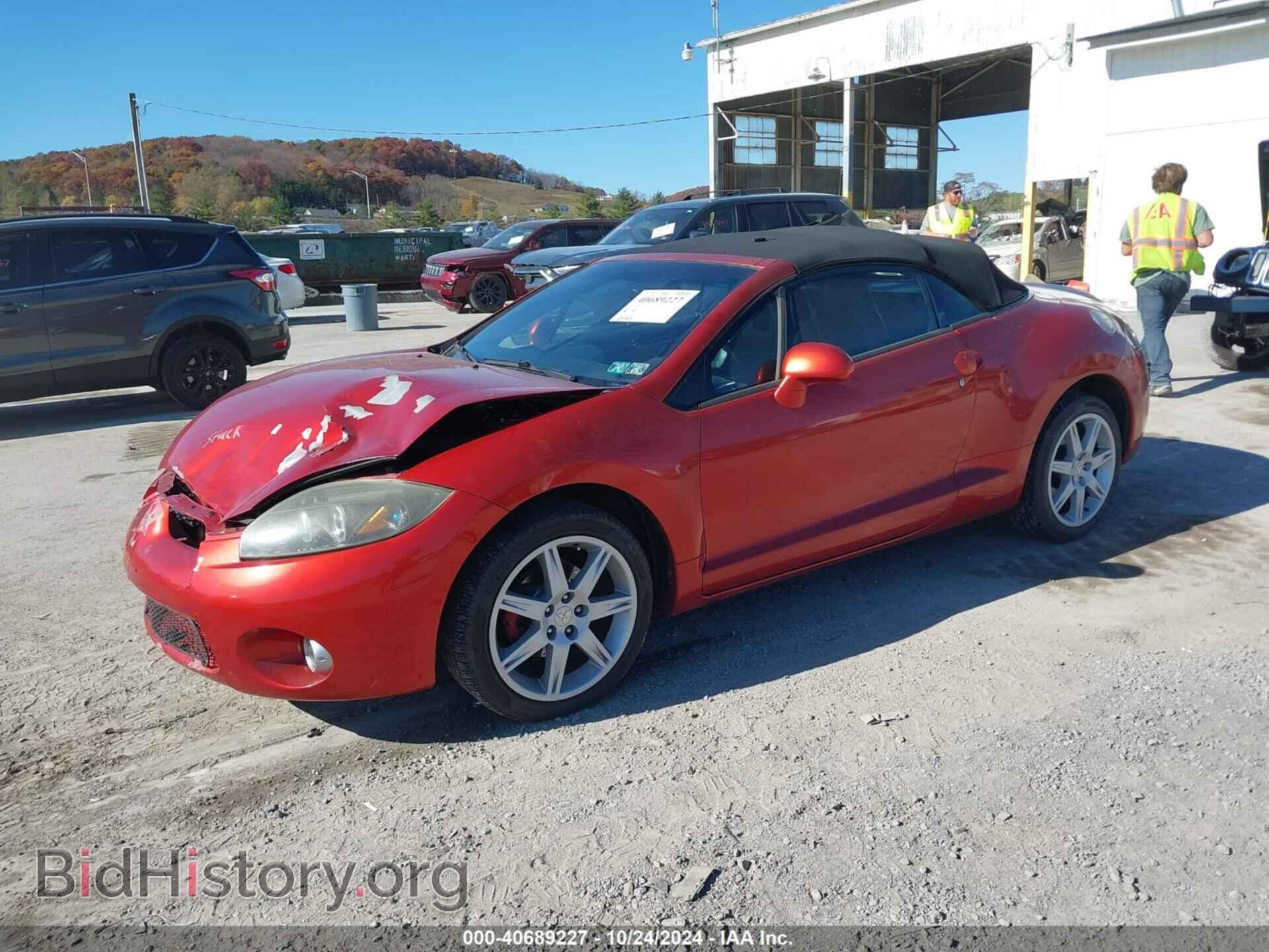 2007 MITSUBISHI ECLIPSE SPYDER - VIN: 4A3AL35T67E034695 - Фото 2