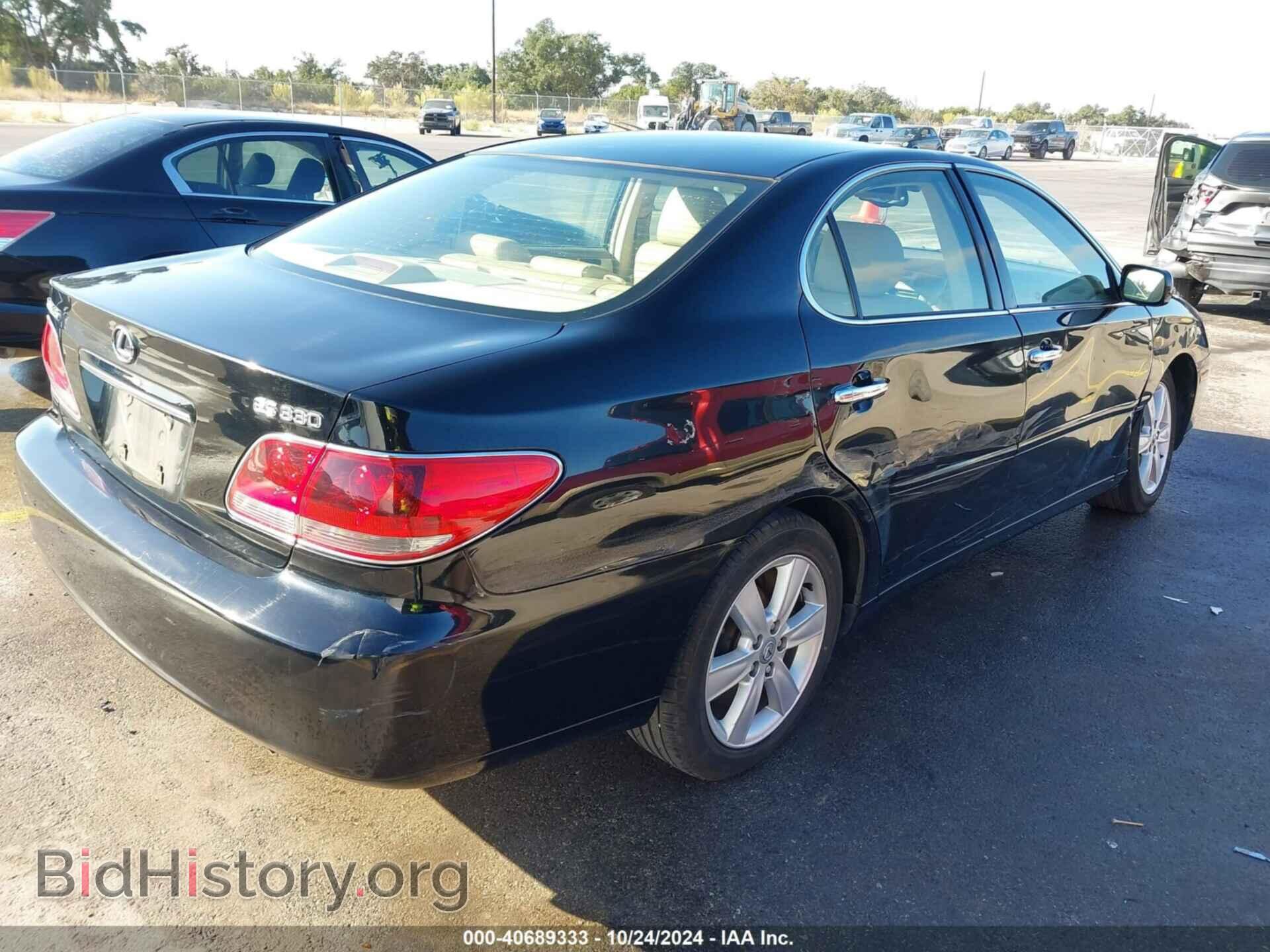 2005 LEXUS ES 330 - VIN: JTHBA30G555086452 - Фото 4