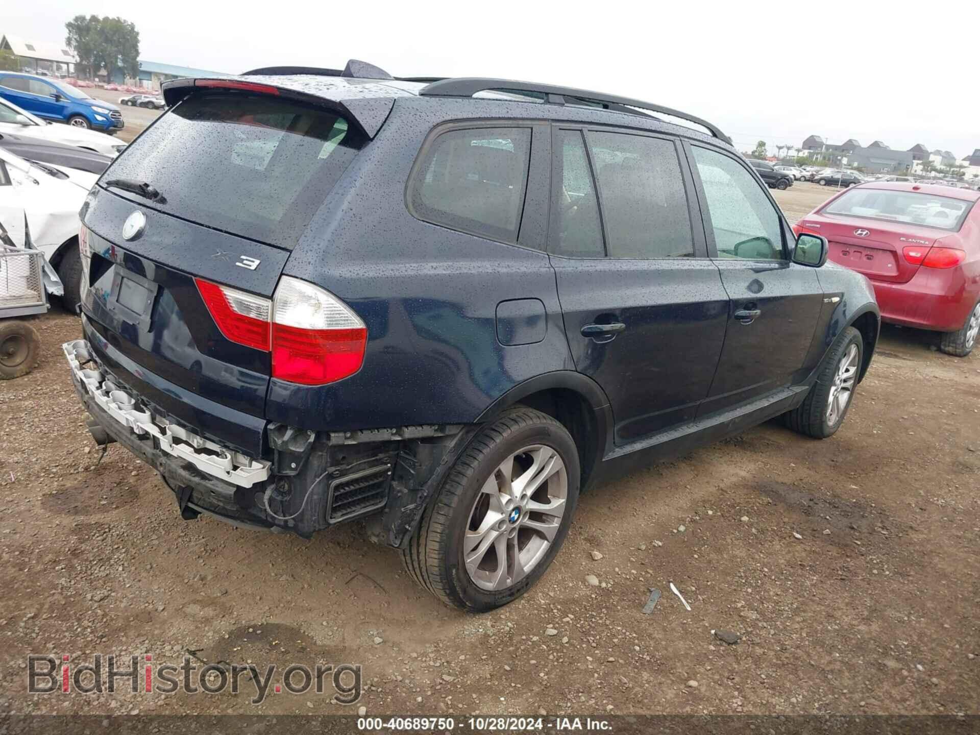 2007 BMW X3 - VIN: WBXPC93407WF04344 - Фото 4