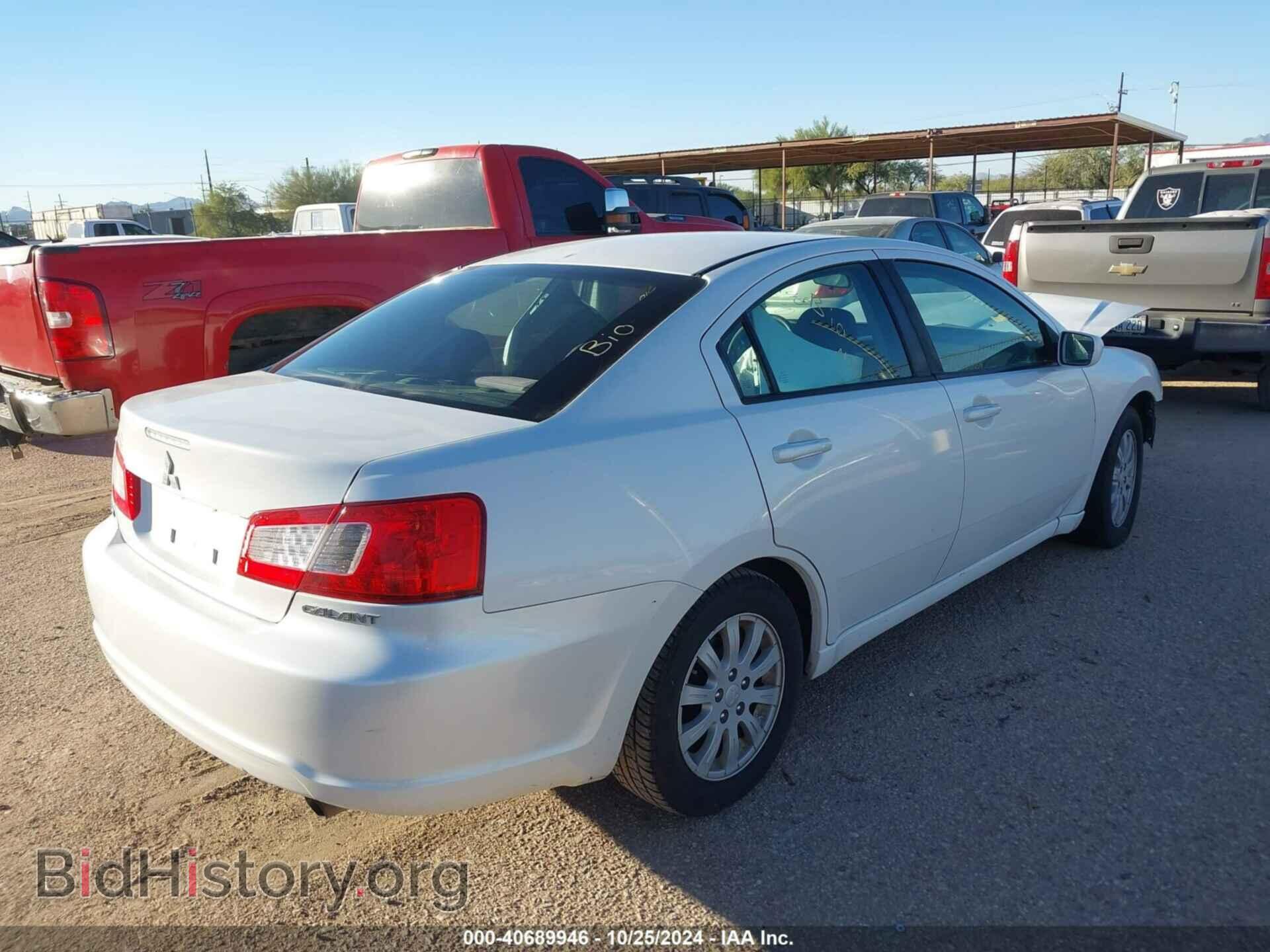 2012 MITSUBISHI GALANT - VIN: 4A32B2FF7CE019501 - Фото 4