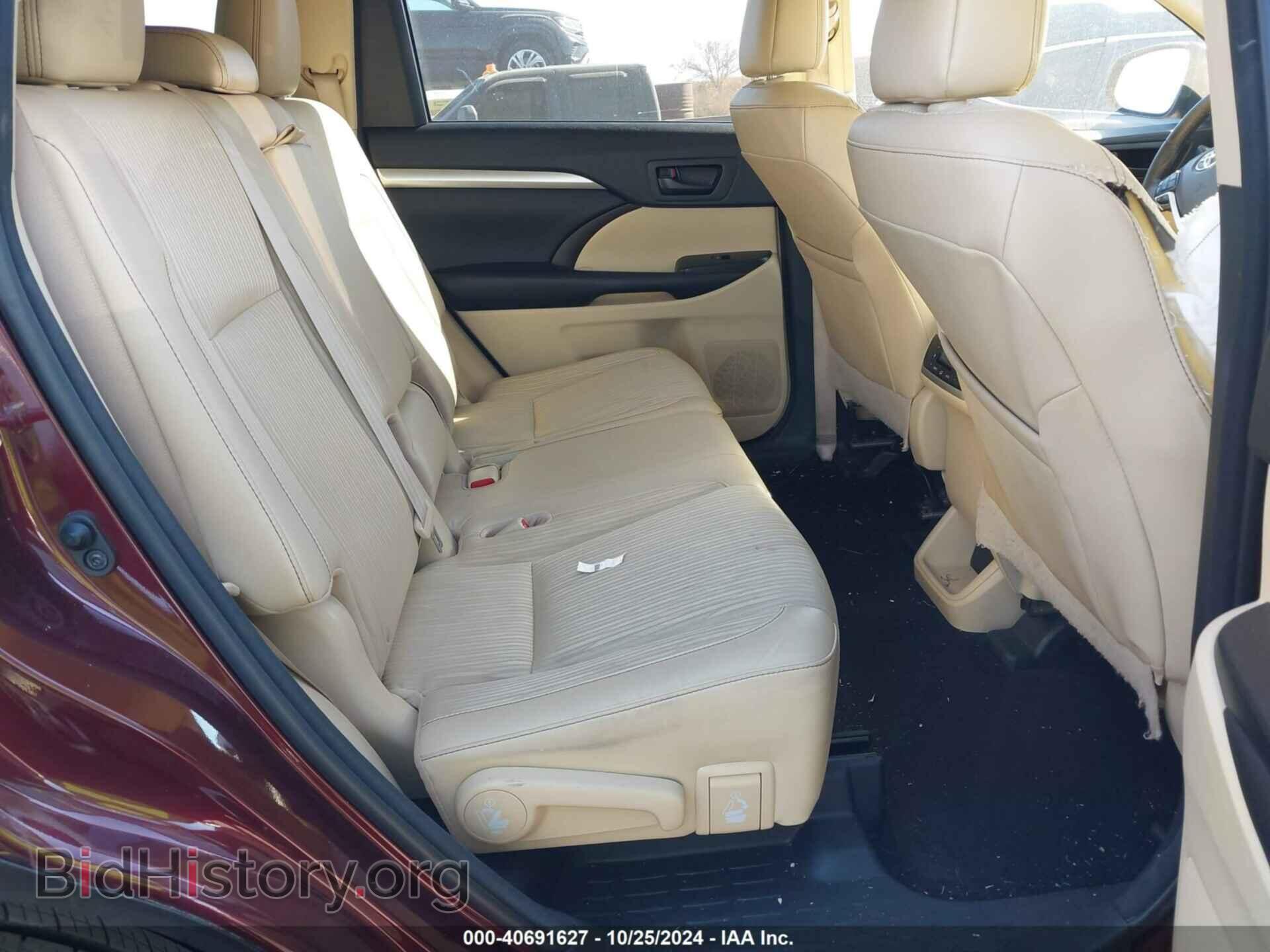 2016 TOYOTA HIGHLANDER - VIN: 5TDBKRFH1GS321654 - Фото 8