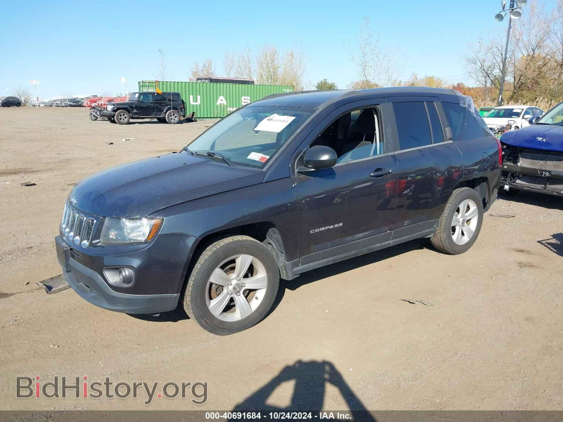 2014 JEEP COMPASS - VIN: 1C4NJDBB7ED566410 - Фото 2