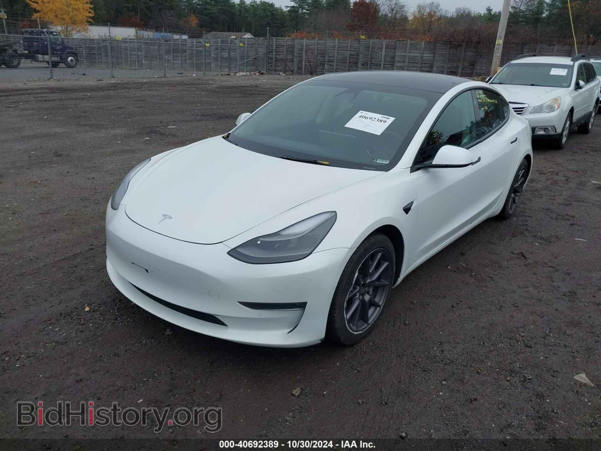 2022 TESLA MODEL 3 - VIN: 5YJ3E1EB4NF152435 - Фото 2