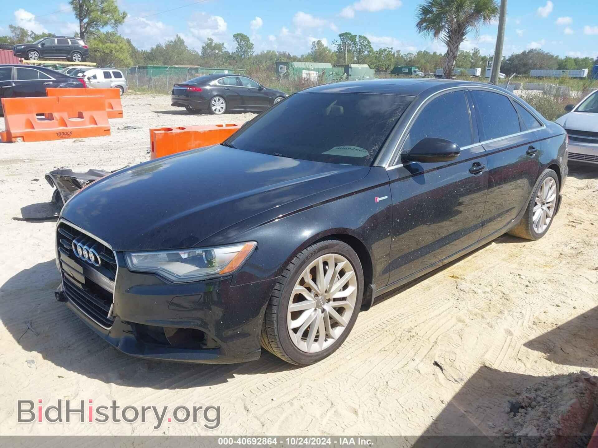 2012 AUDI A6 - VIN: WAUGGAFC3CN169337 - Фото 2