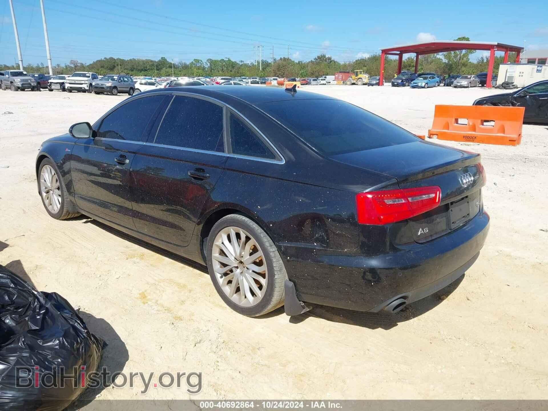 2012 AUDI A6 - VIN: WAUGGAFC3CN169337 - Фото 3