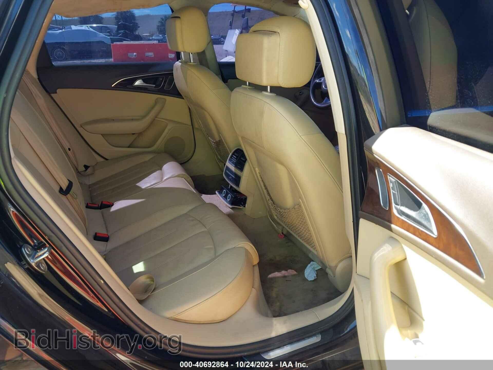 2012 AUDI A6 - VIN: WAUGGAFC3CN169337 - Фото 8