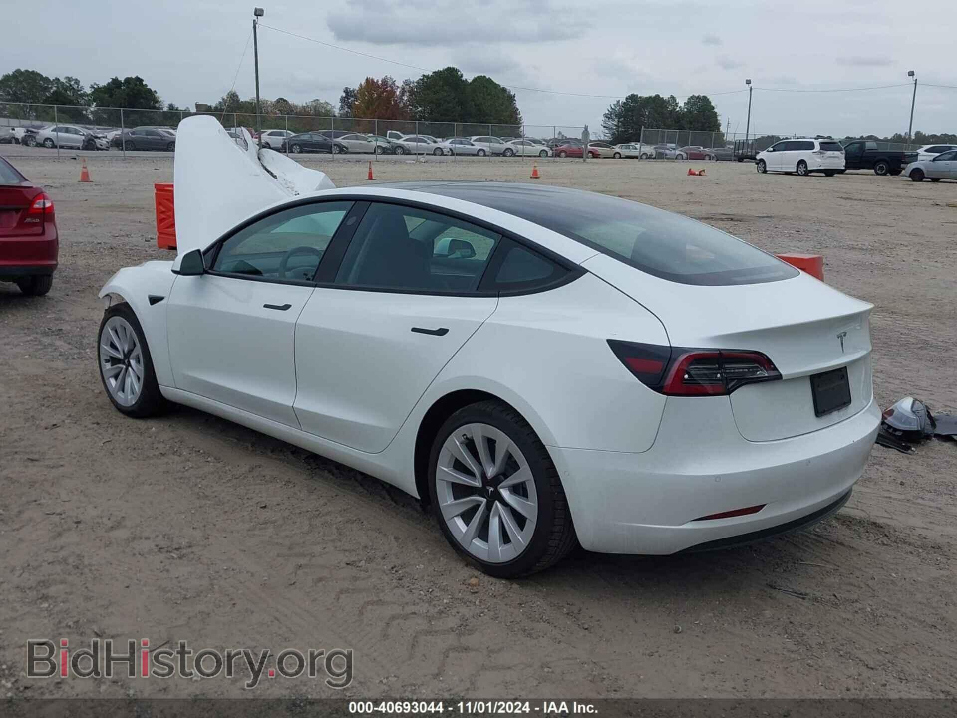 2022 TESLA MODEL 3 - VIN: 5YJ3E1EA3NF302753 - Фото 3