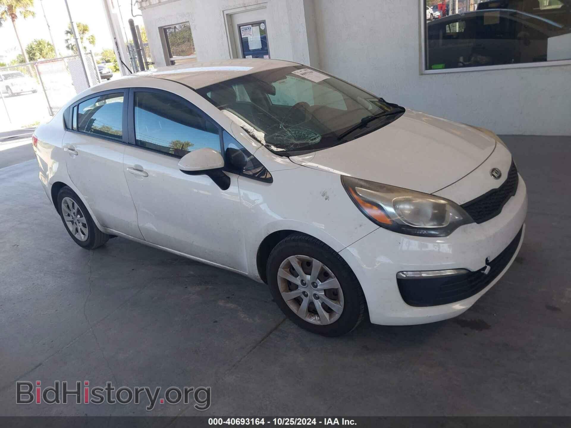 Фотография KNADM4A37G6568627 - KIA RIO 2016