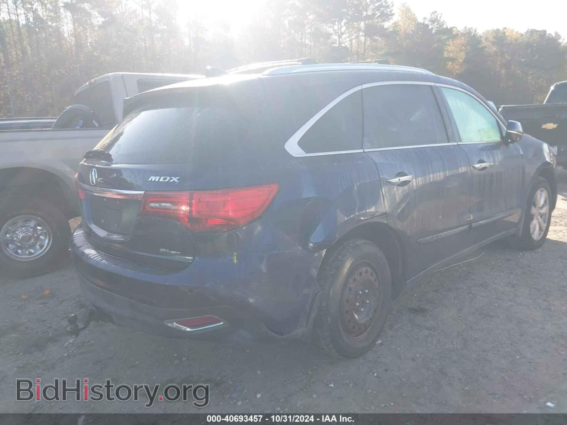 2014 ACURA MDX - VIN: 5FRYD4H8XEB019879 - Фото 4