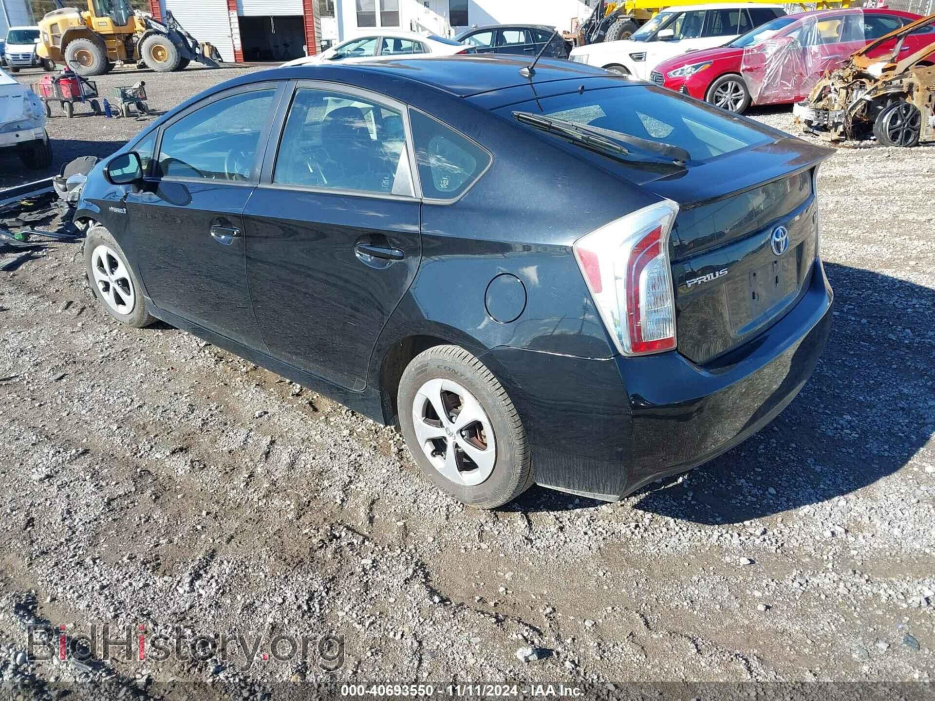 2014 TOYOTA PRIUS - VIN: JTDKN3DU4E0383313 - Фото 3