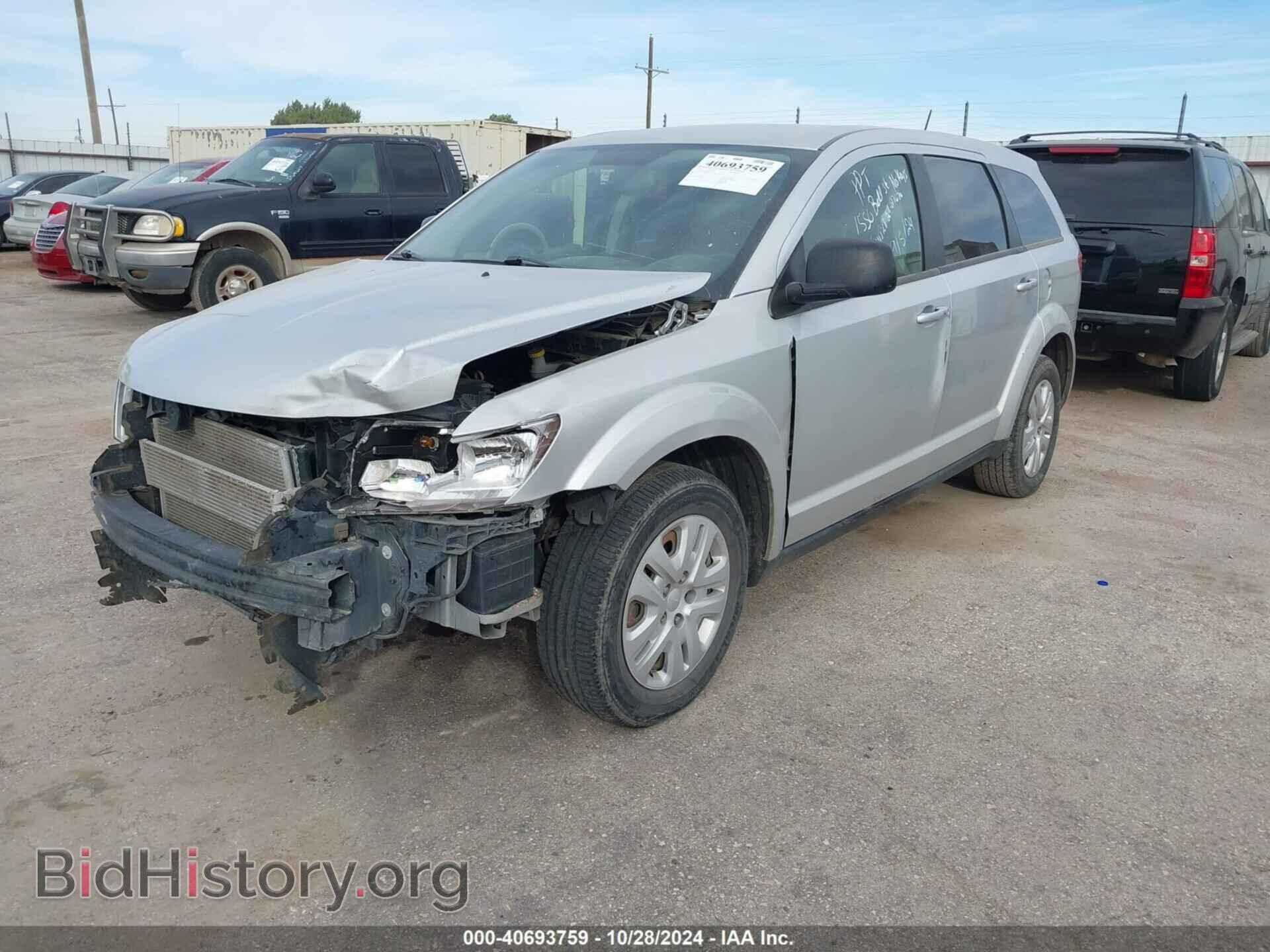 2014 DODGE JOURNEY - VIN: 3C4PDCAB6ET289416 - Фото 2