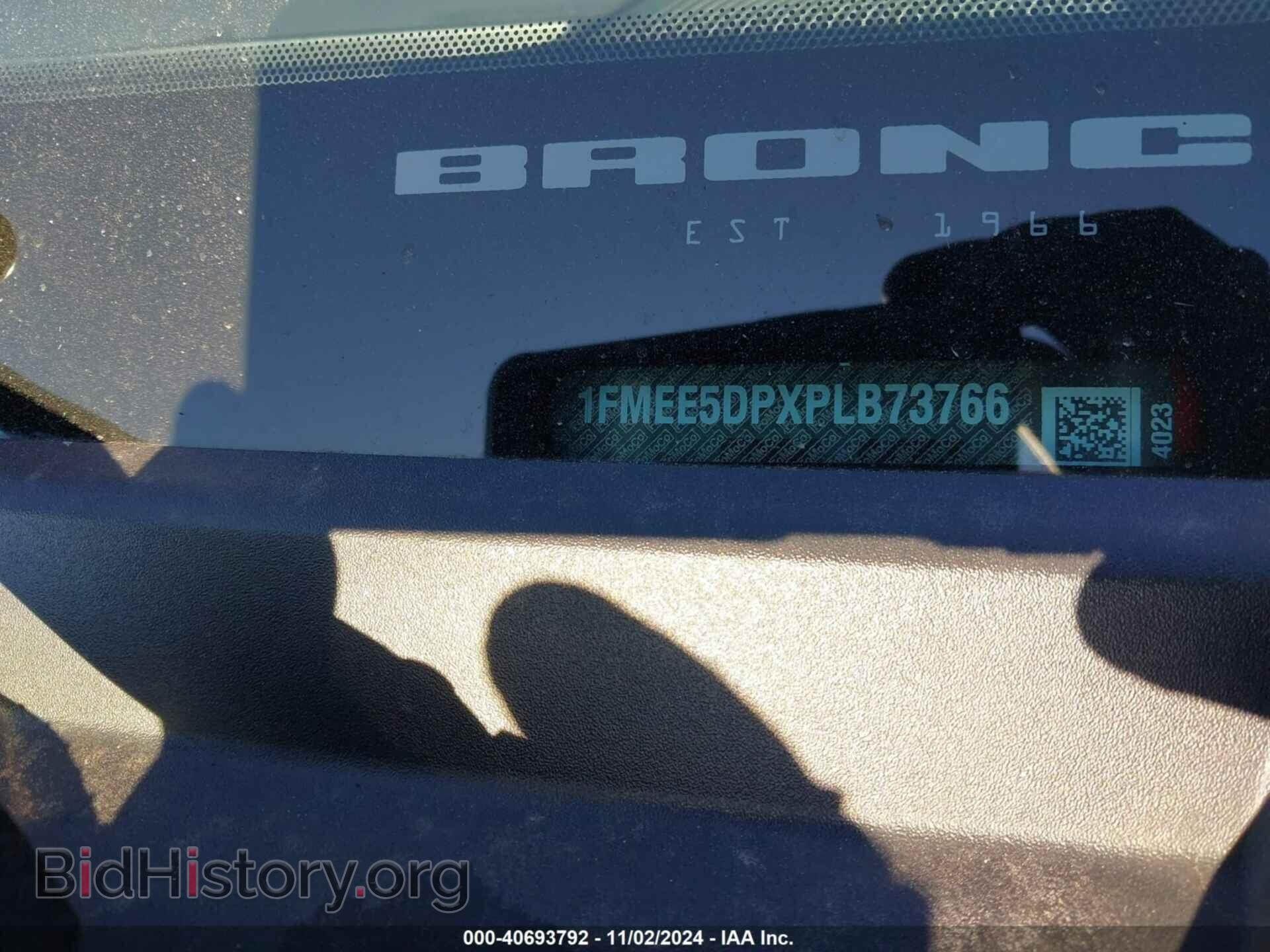 2023 FORD BRONCO - VIN: 1FMEE5DPXPLB73766 - Фото 9