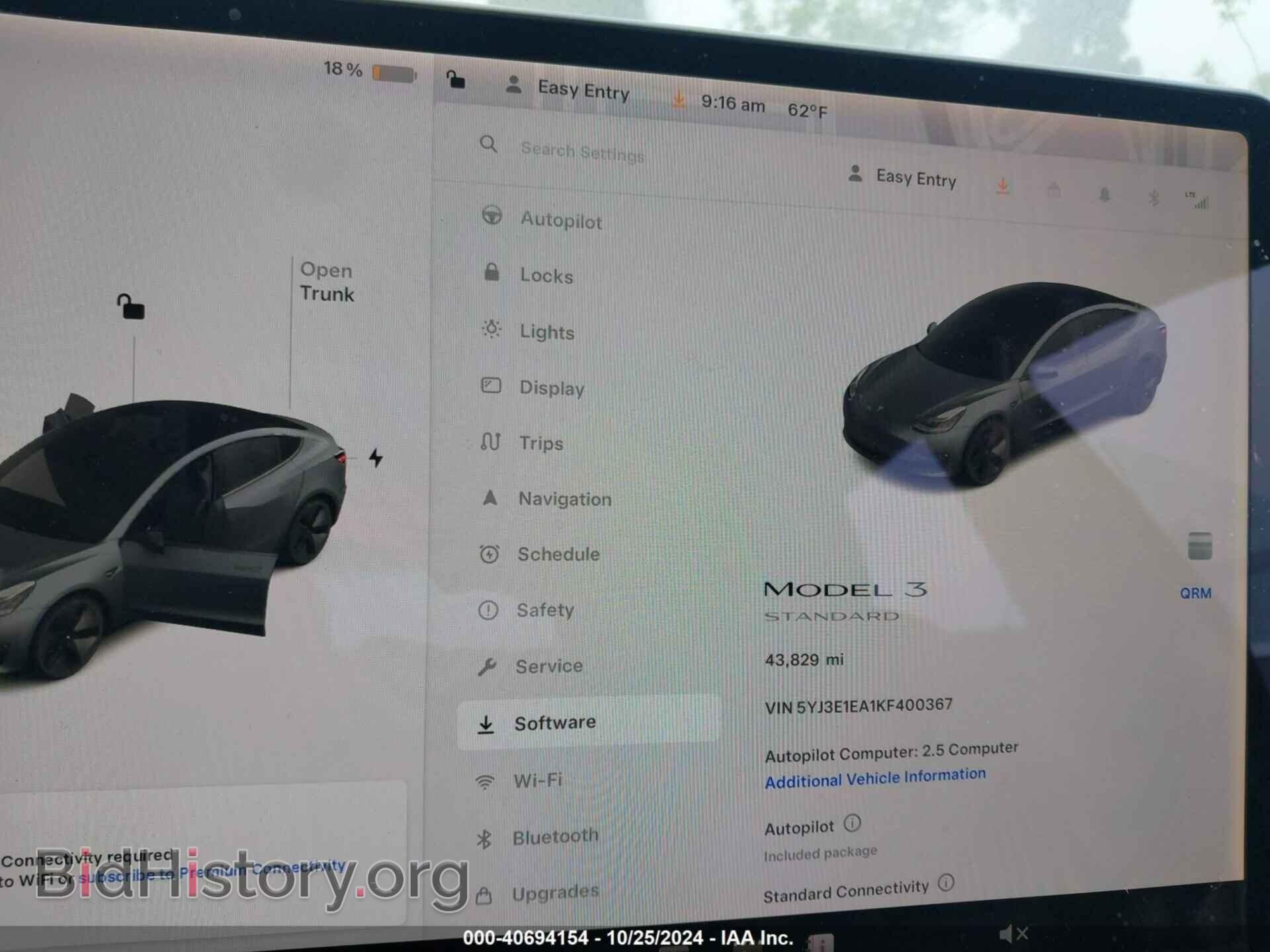 2019 TESLA MODEL 3 - VIN: 5YJ3E1EA1KF400367 - Photo 7