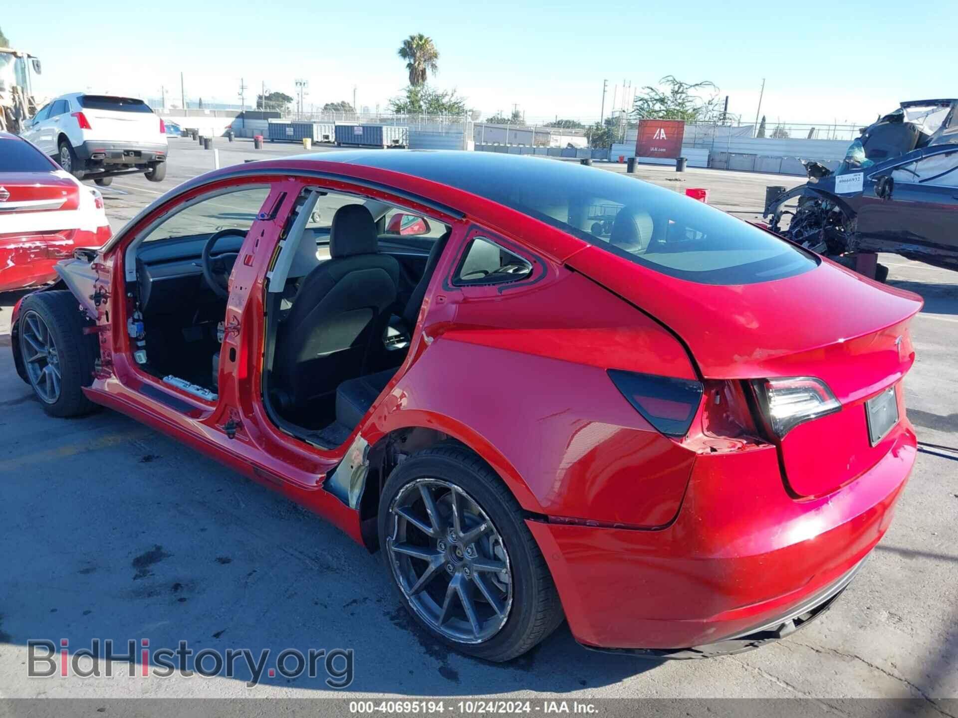 2022 TESLA MODEL 3 - VIN: 5YJ3E1EA7NF338204 - Фото 3