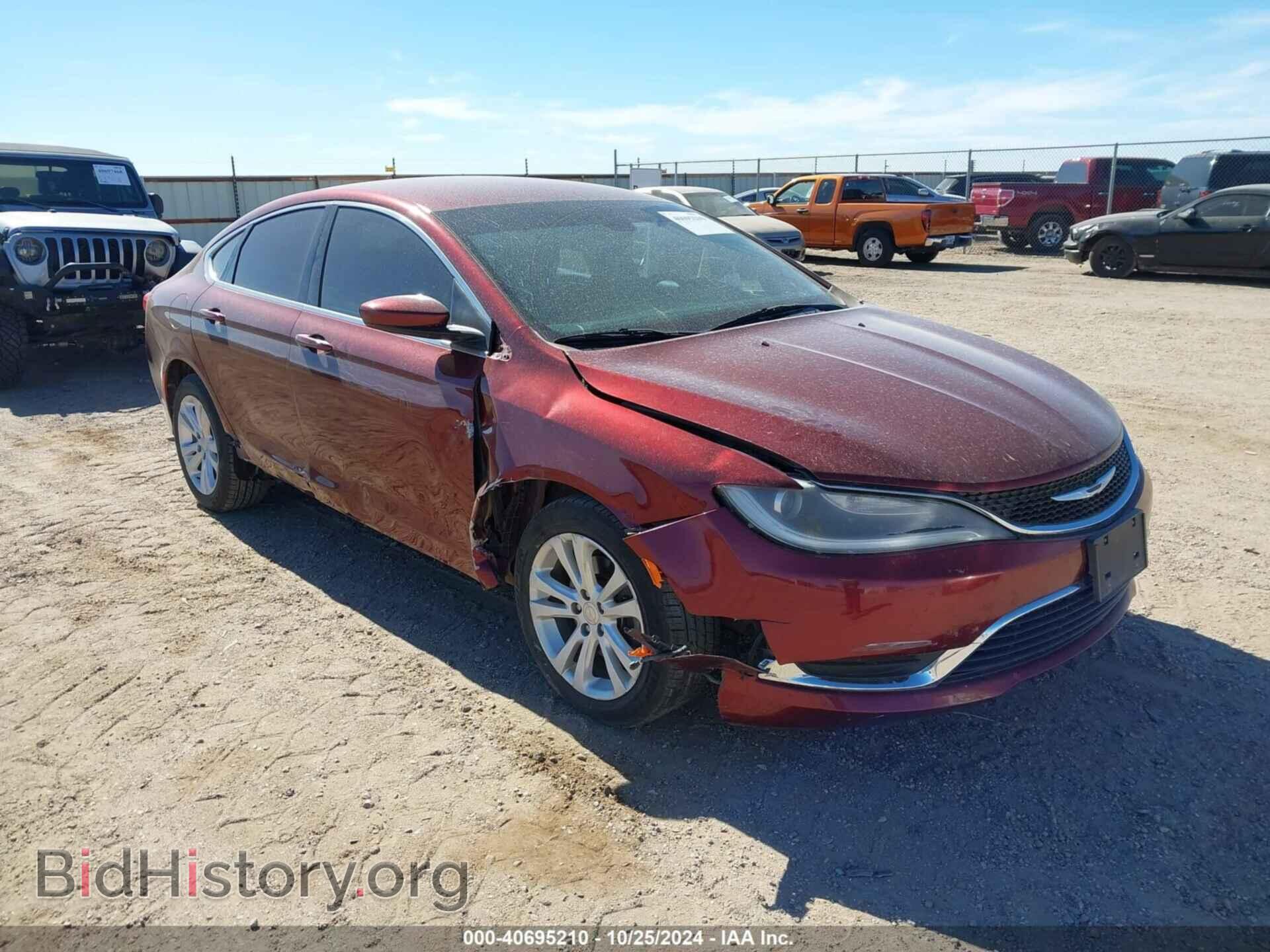 Фотография 1C3CCCAB3GN110693 - CHRYSLER 200 2016