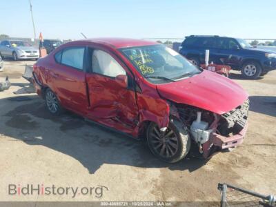 2019 Mitsubishi MIRAGE G4 ES, красный — VIN ML32F3FJ4KHF05655, IAAI