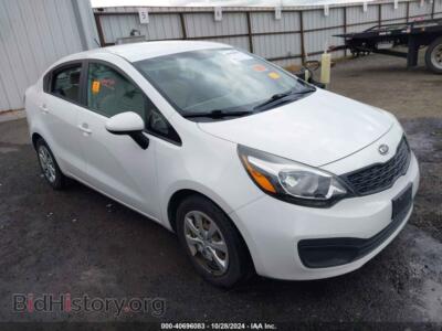 2012 Kia RIO LX, белый — VIN KNADM4A33C6091575, IAAI