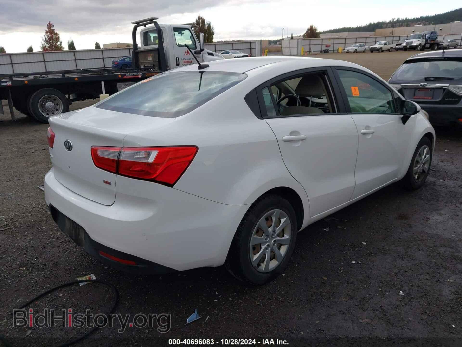 2012 KIA RIO - VIN: KNADM4A33C6091575 - Фото 4