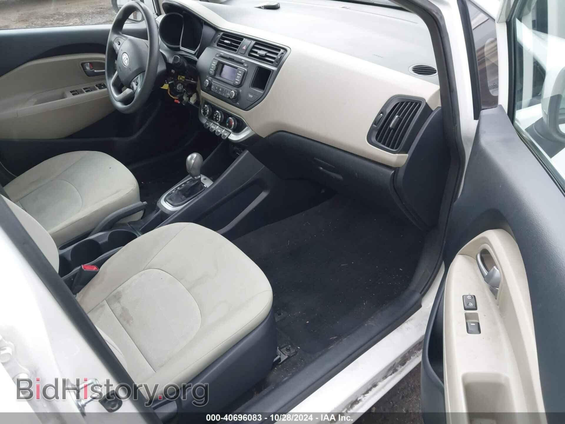 2012 KIA RIO - VIN: KNADM4A33C6091575 - Фото 5
