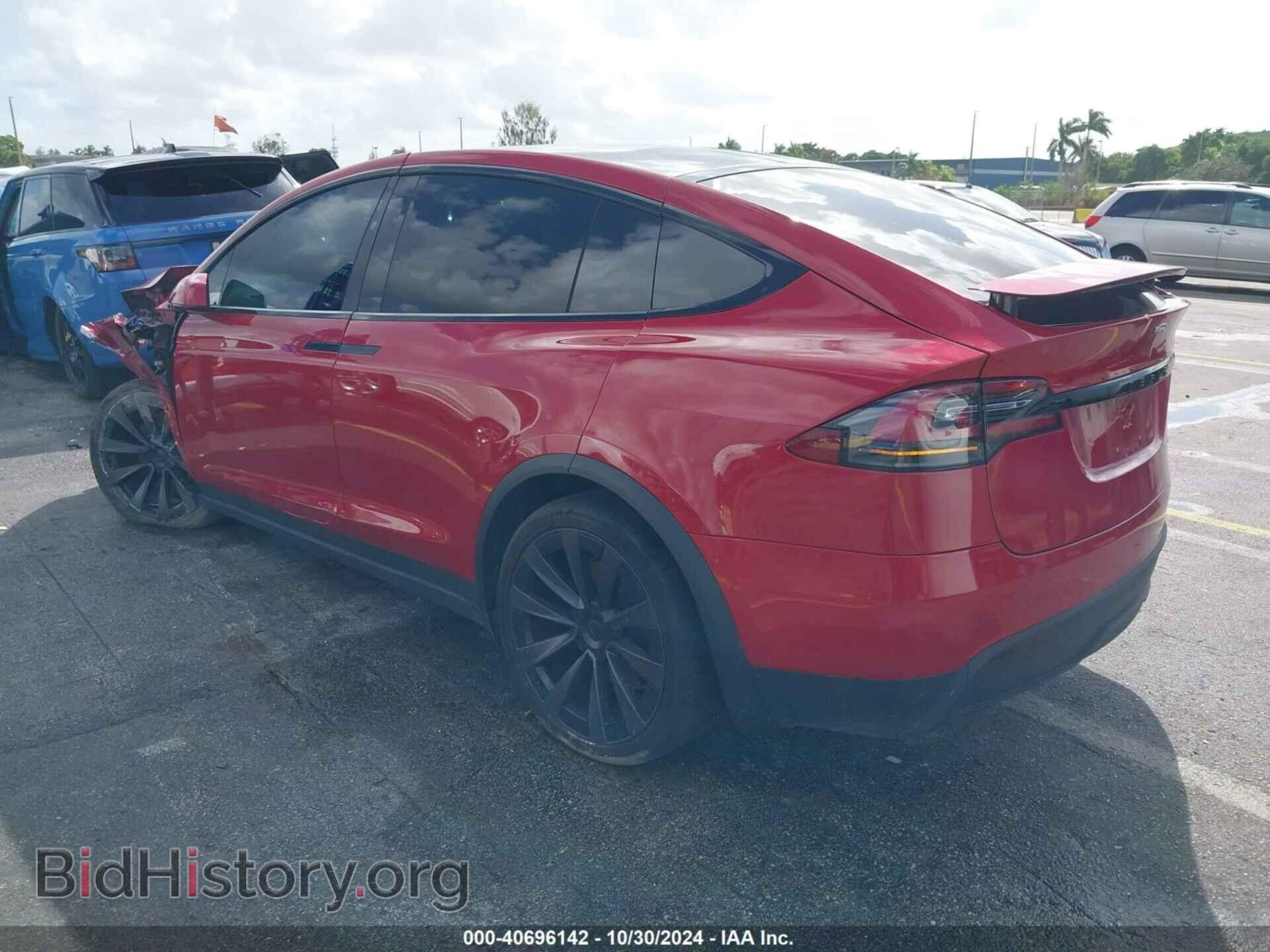 2022 TESLA MODEL X - VIN: 7SAXCBE65NF332929 - Фото 3
