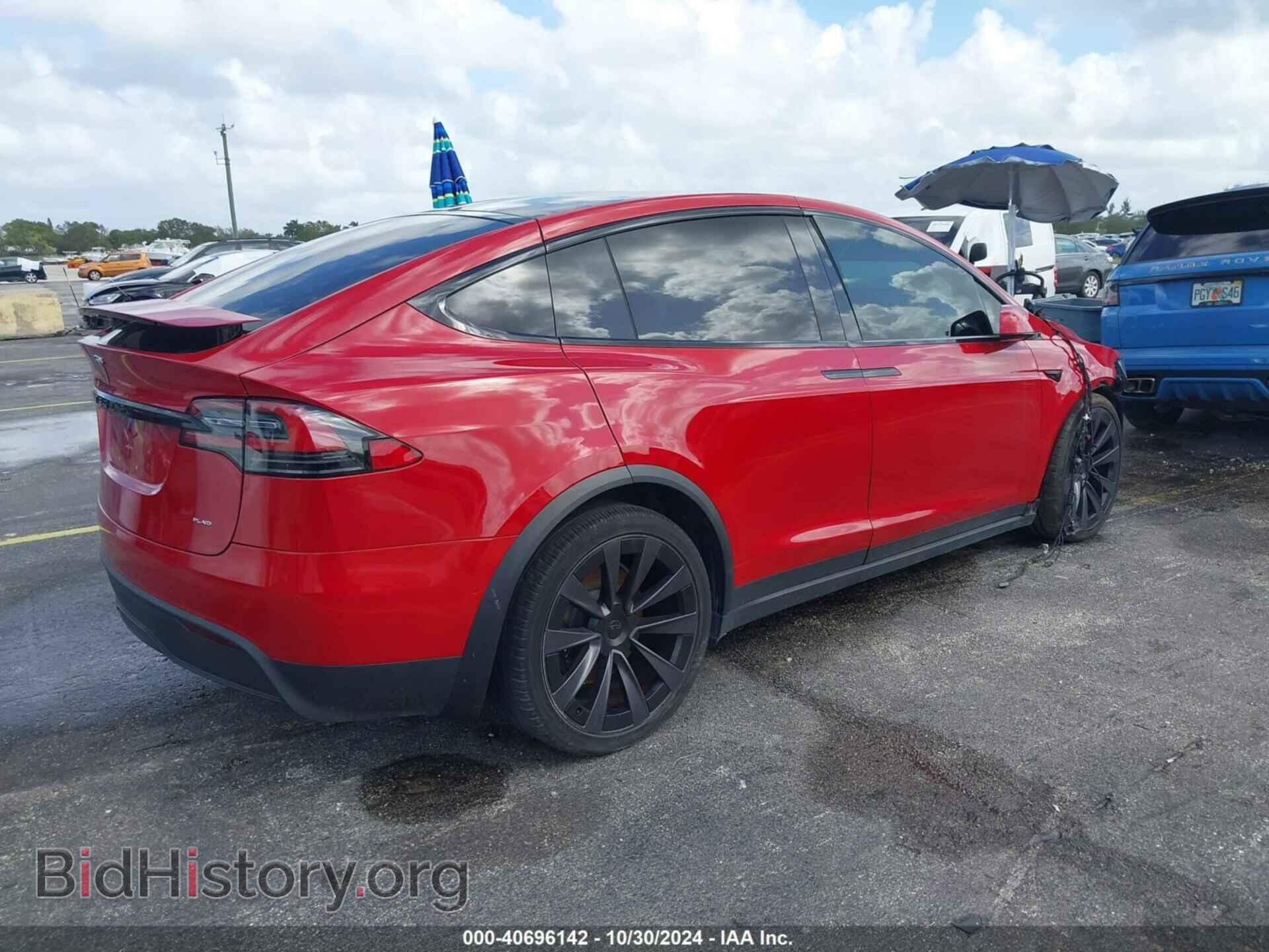 2022 TESLA MODEL X - VIN: 7SAXCBE65NF332929 - Фото 4