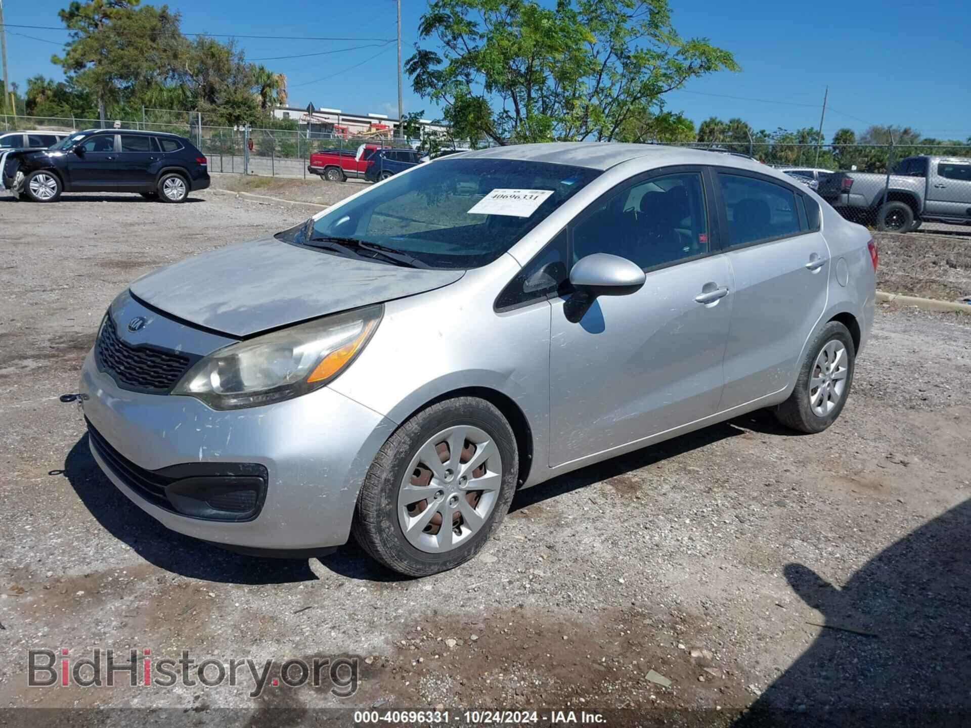 2014 KIA RIO - VIN: KNADM4A38E6365002 - Фото 2