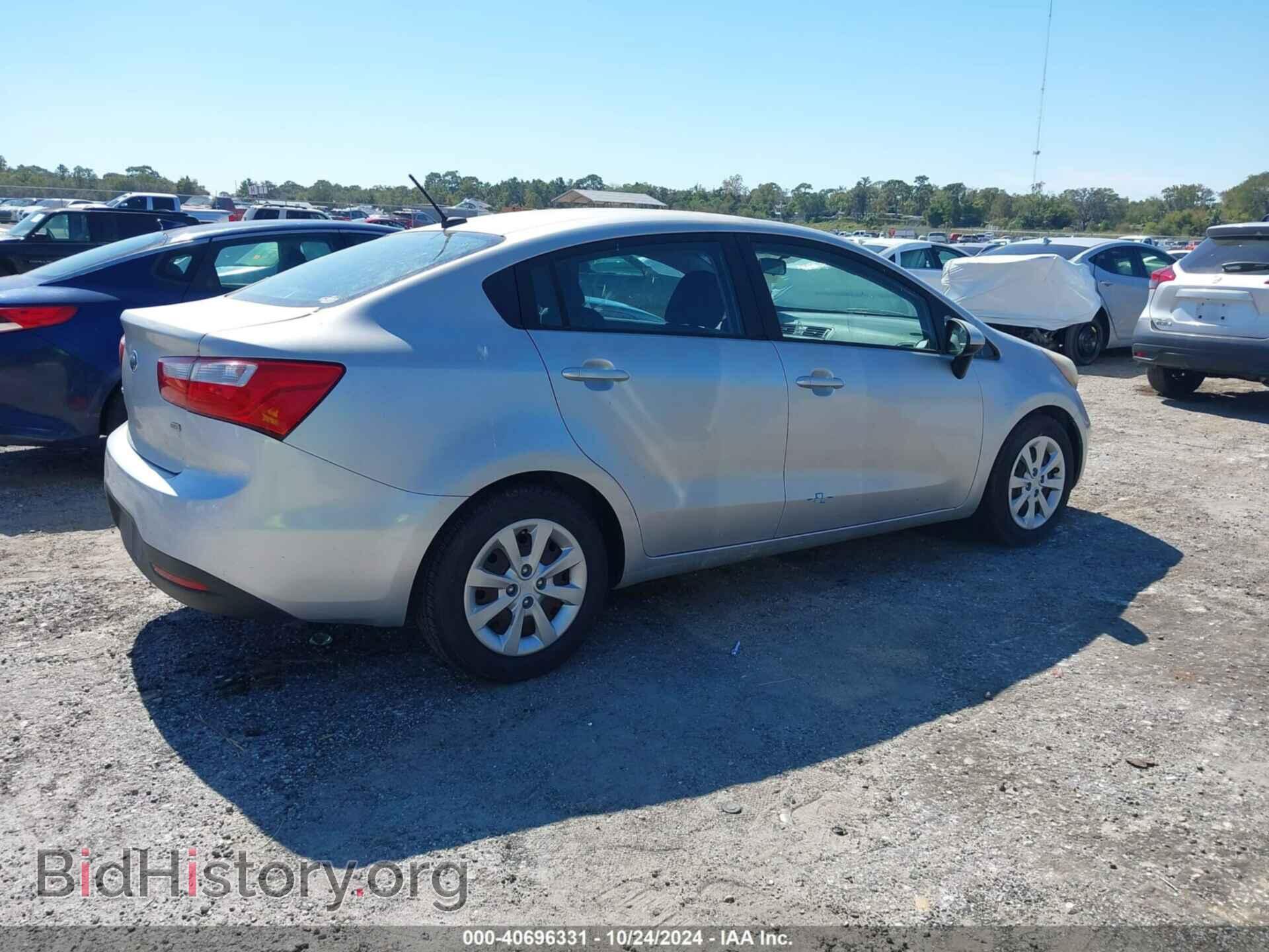 2014 KIA RIO - VIN: KNADM4A38E6365002 - Фото 4