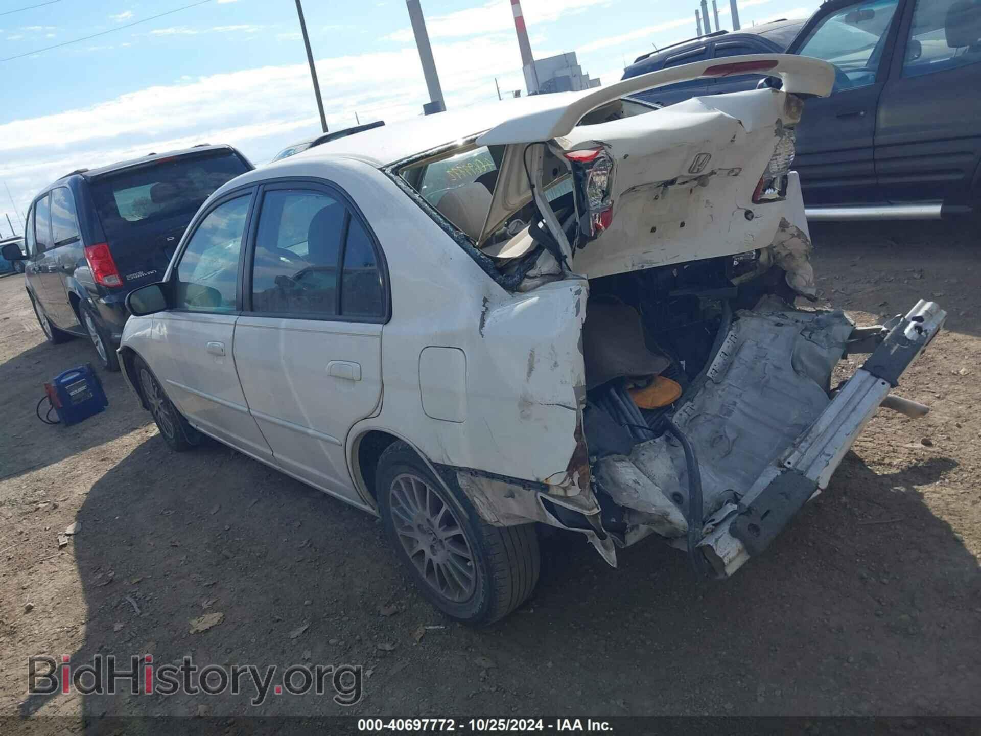 2005 HONDA CIVIC - VIN: 2HGES26735H562995 - Фото 3