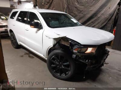 2017 Dodge DURANGO GT AWD, white — VIN 1C4RDJDG5HC725256, IAAI