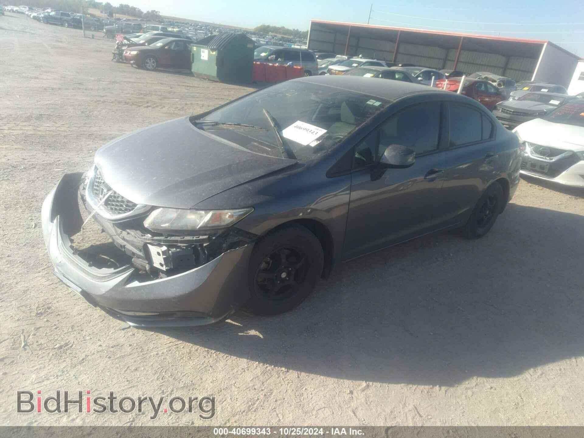 2013 HONDA CIVIC - VIN: 19XFB2F52DE026258 - Фото 2