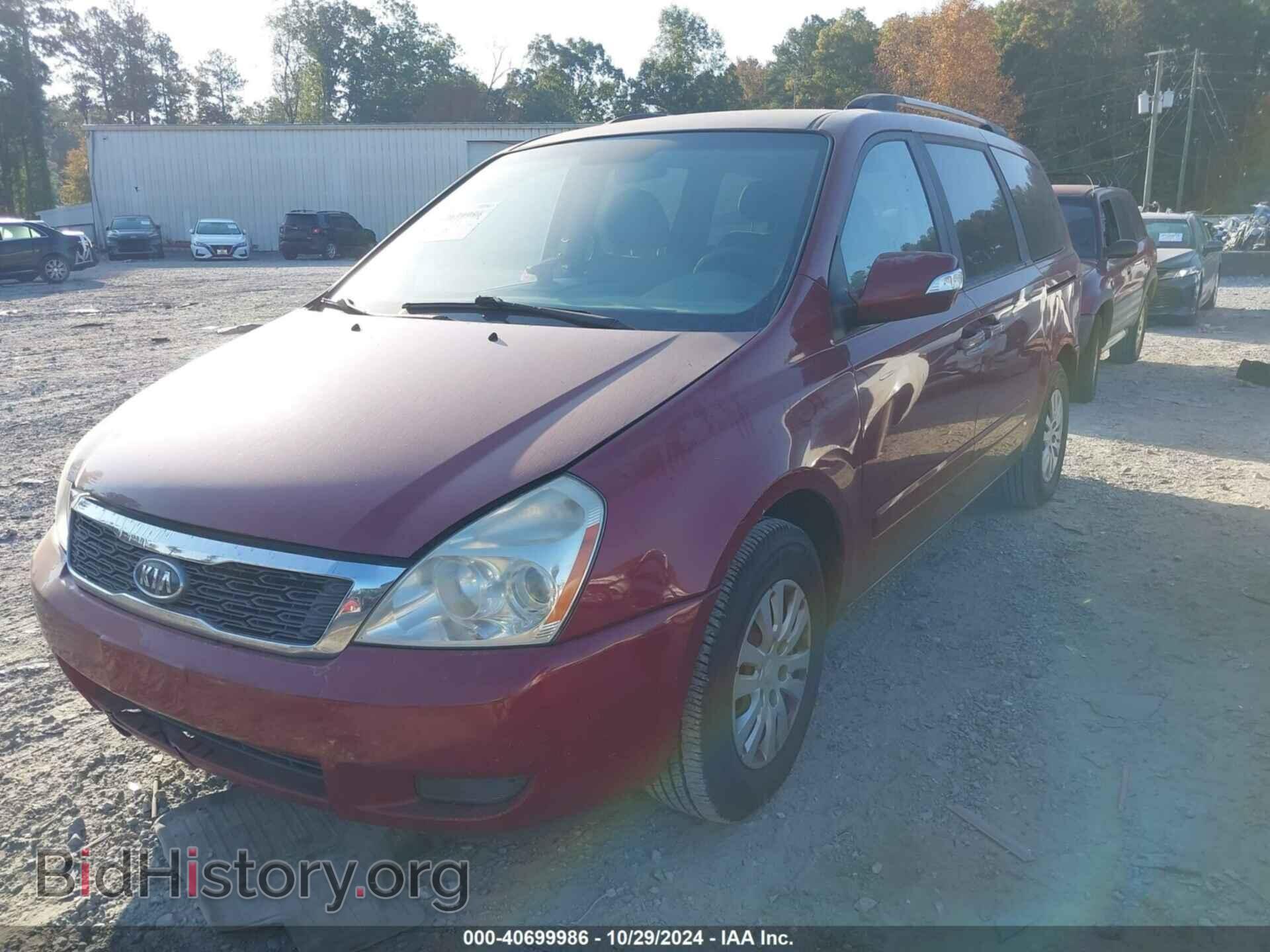 2011 KIA SEDONA - VIN: KNDMG4C74B6379727 - Фото 2