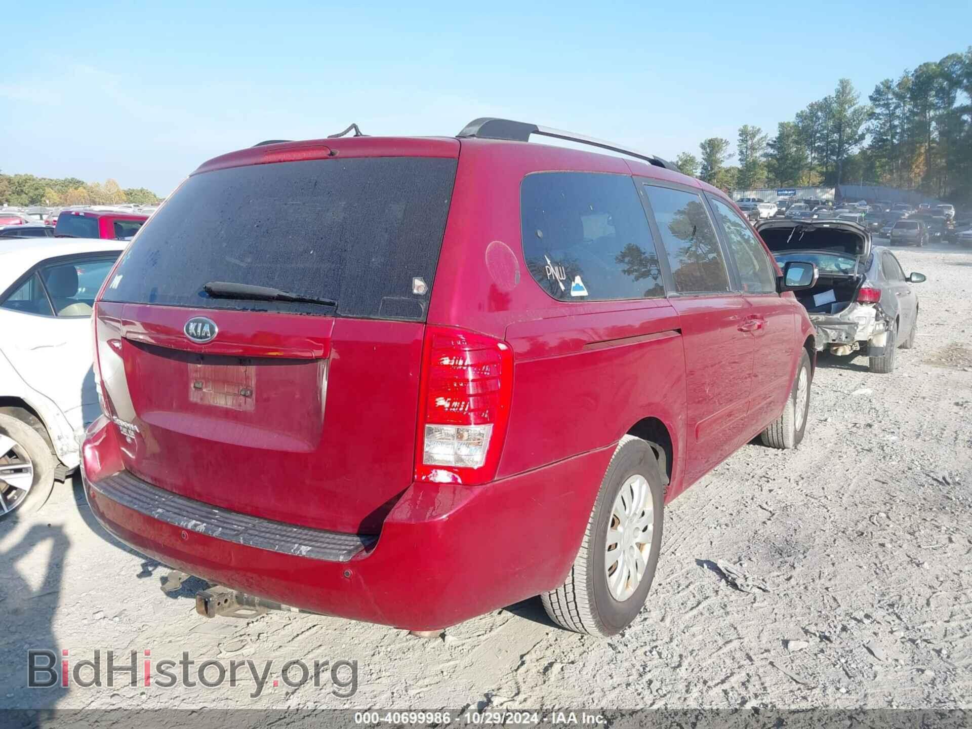2011 KIA SEDONA - VIN: KNDMG4C74B6379727 - Фото 4