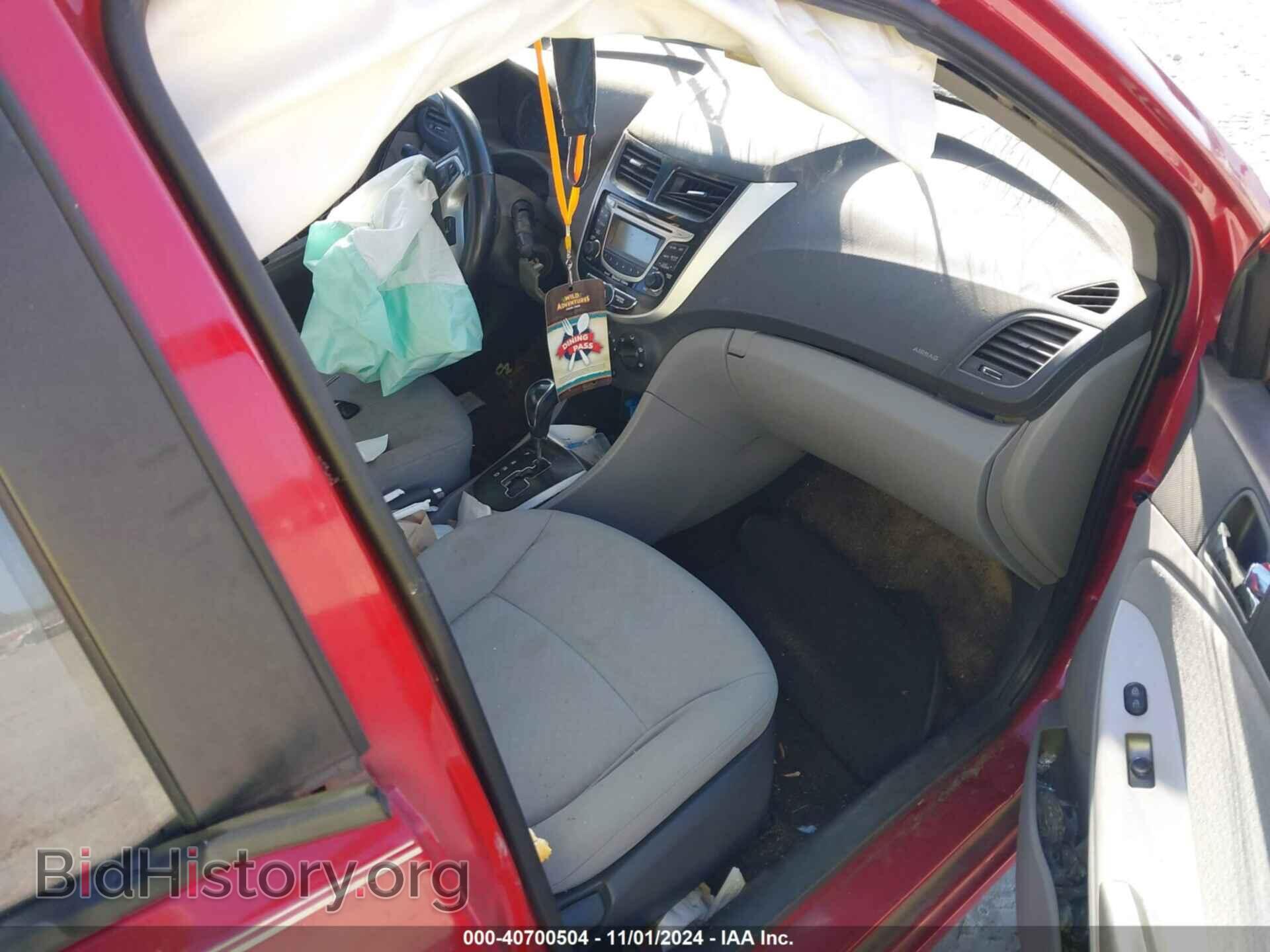 2012 HYUNDAI ACCENT - VIN: KMHCU5AE5CU011528 - Фото 5