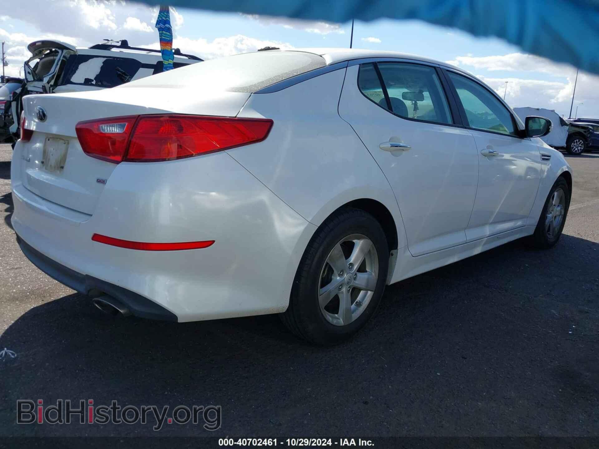 2014 KIA OPTIMA - VIN: KNAGM4A75E5458176 - Фото 4
