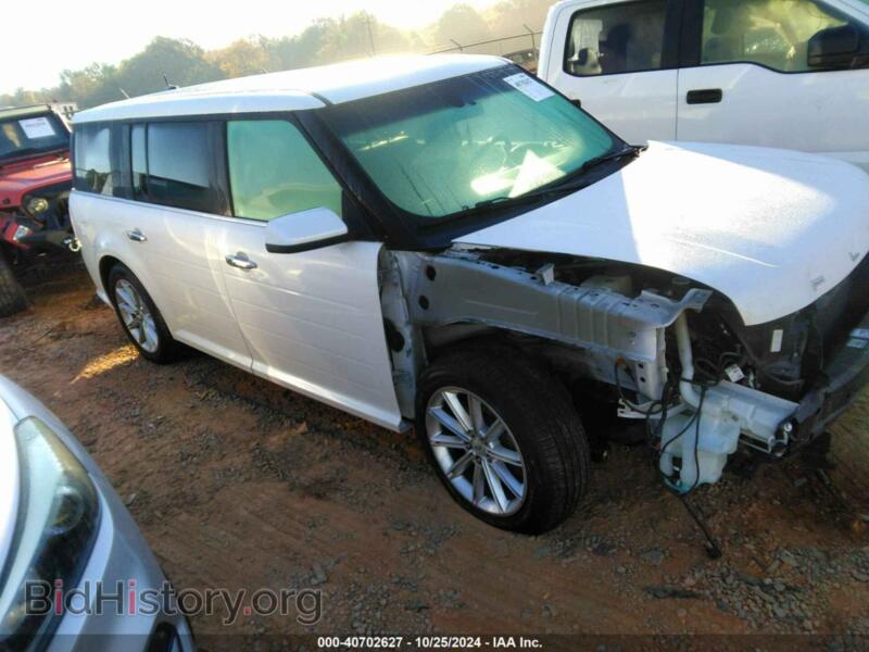 2014 Ford FLEX Limited (VIN 2FMGK5D82EBD21724) — фото 1 из 17, IAAI, повреждение: передняя часть
