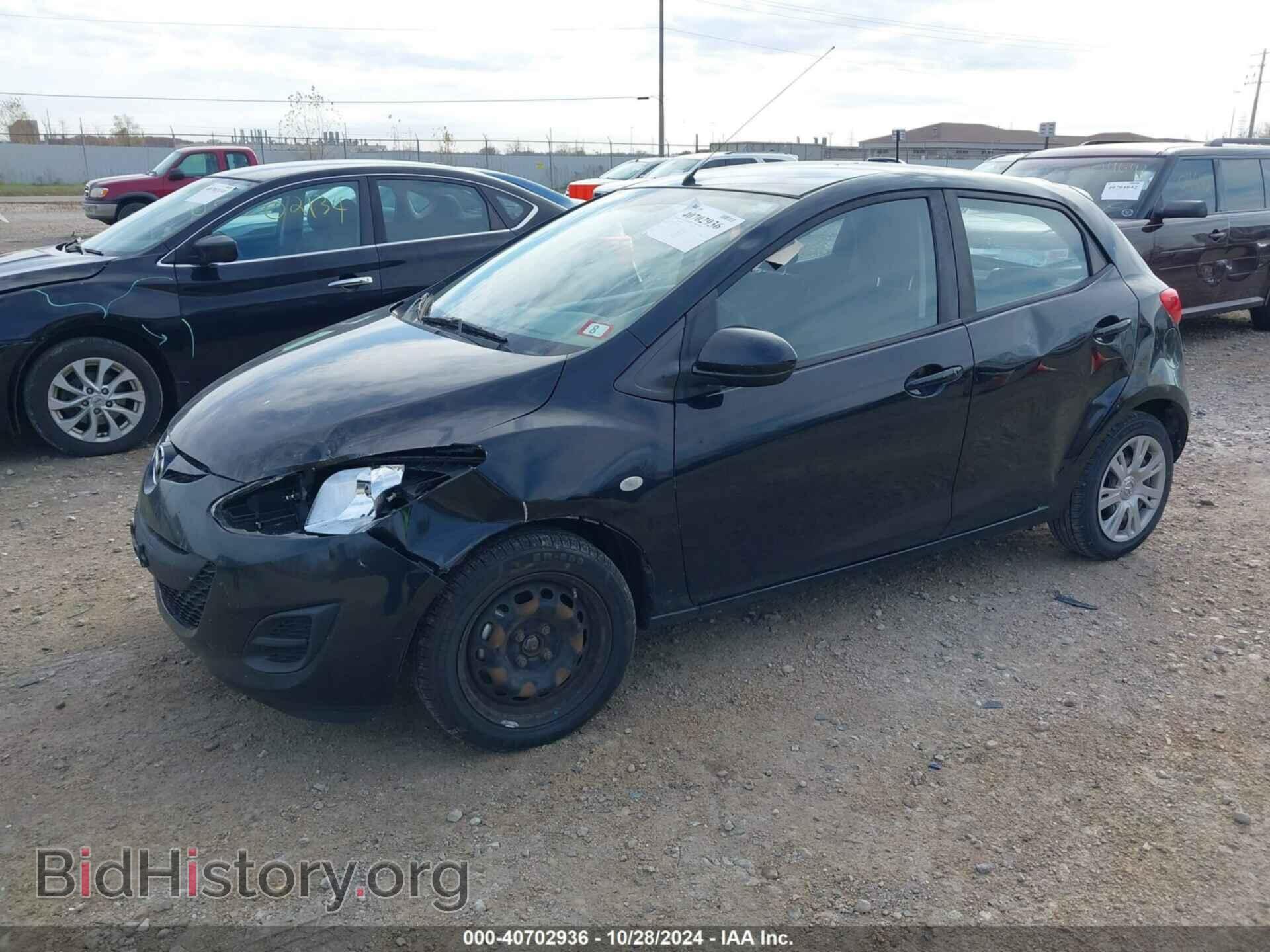 2013 MAZDA MAZDA2 - VIN: JM1DE1KY4D0169858 - Фото 2