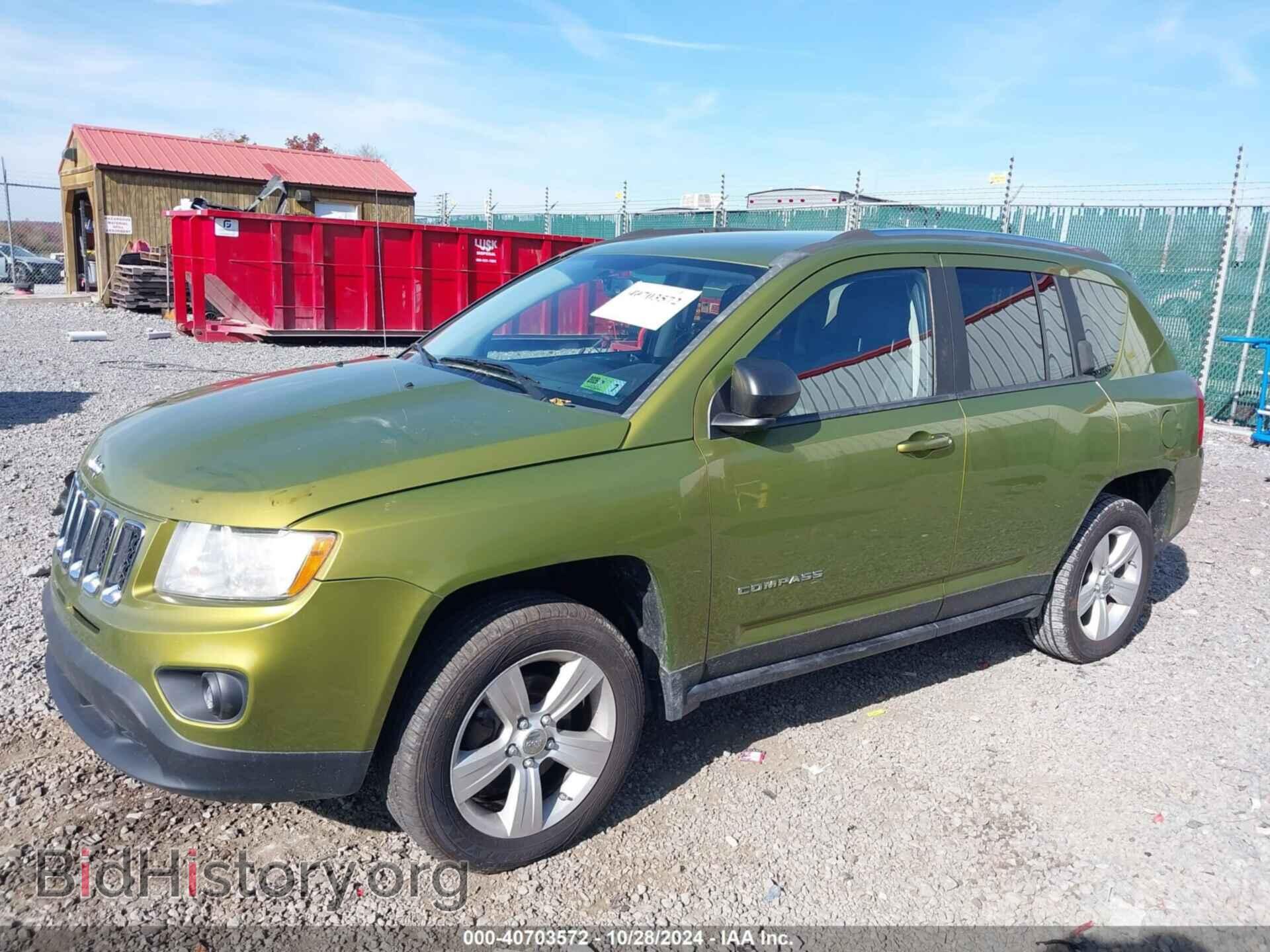 2012 JEEP COMPASS - VIN: 1C4NJDBB6CD676782 - Фото 2