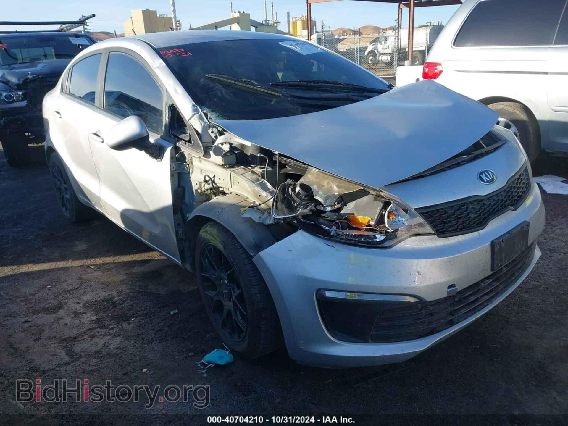 Фотография KNADM4A37G6668565 - KIA RIO 2016