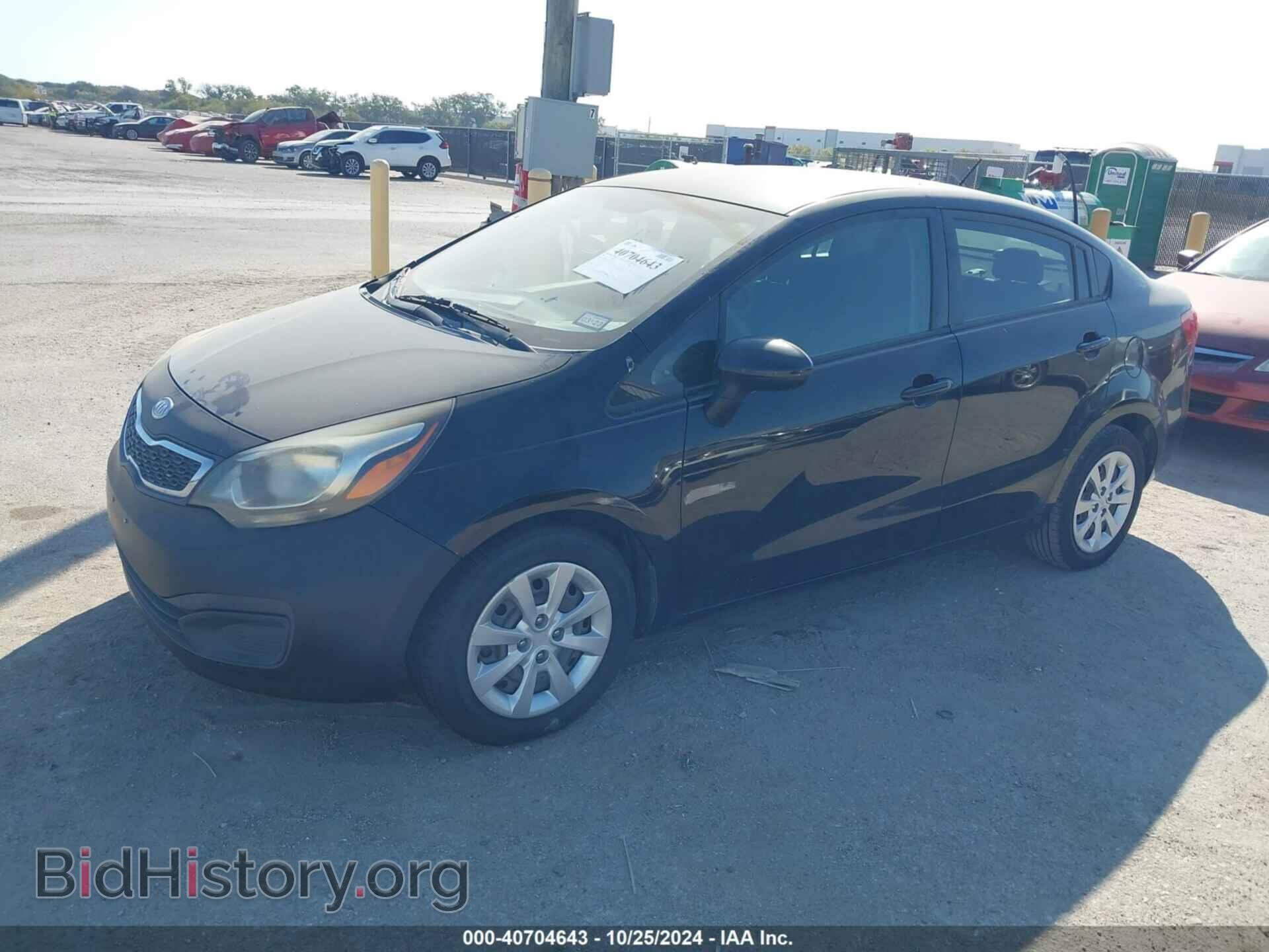 2012 KIA RIO - VIN: KNADN4A32C6090222 - Фото 2