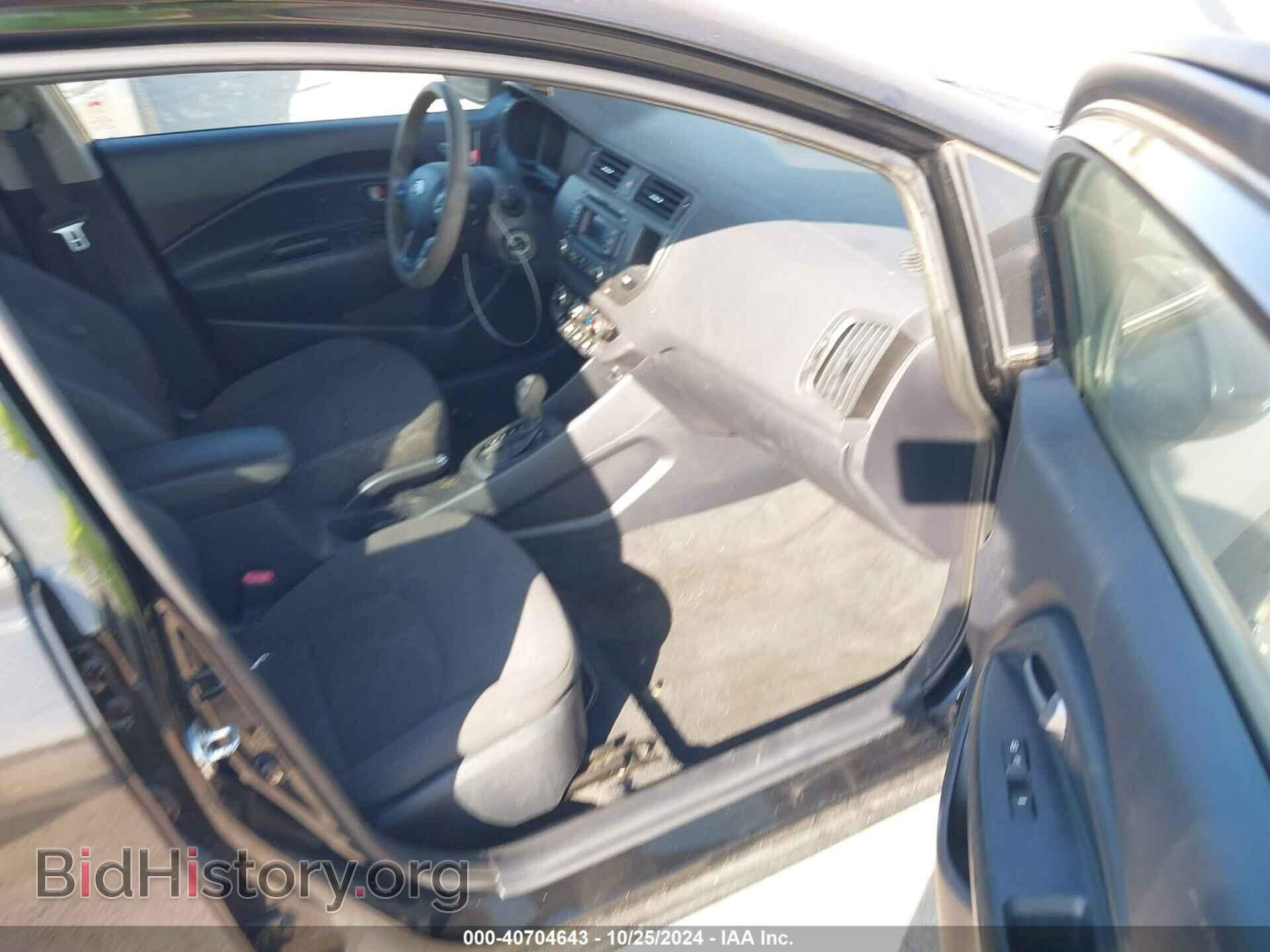 2012 KIA RIO - VIN: KNADN4A32C6090222 - Фото 5