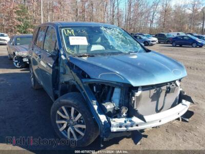 2020 Honda PILOT AWD EX-L, синий — VIN 5FNYF6H55LB021372, IAAI