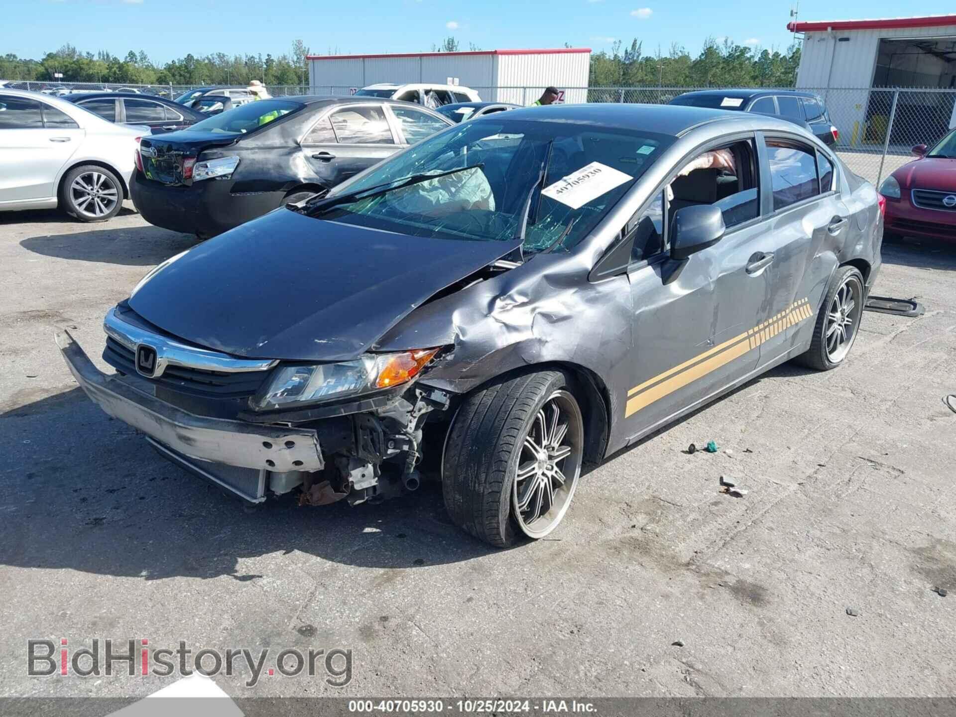 2012 HONDA CIVIC - VIN: 19XFB2E53CE064680 - Фото 2