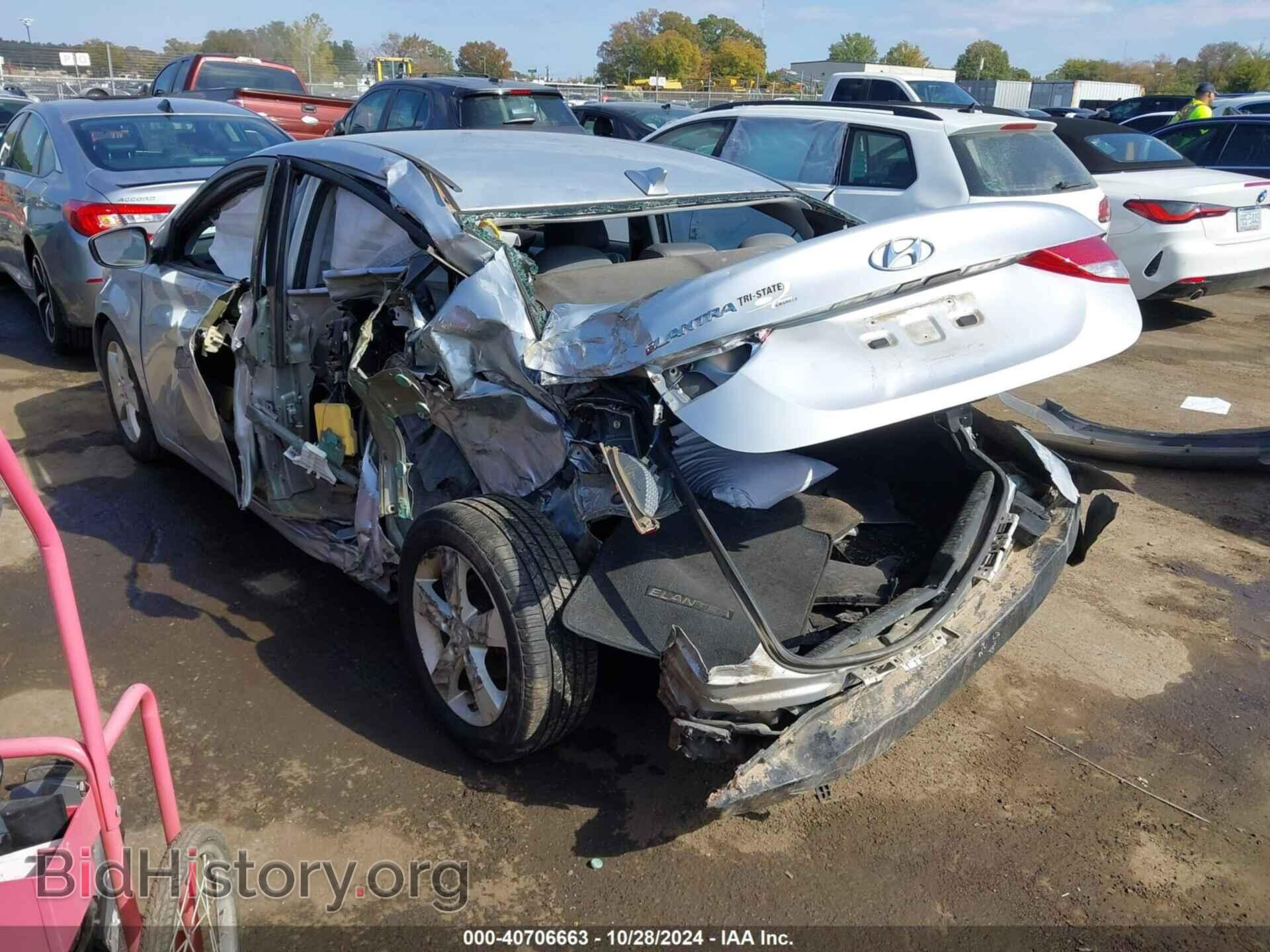 2012 HYUNDAI ELANTRA - VIN: 5NPDH4AE1CH095591 - Фото 3