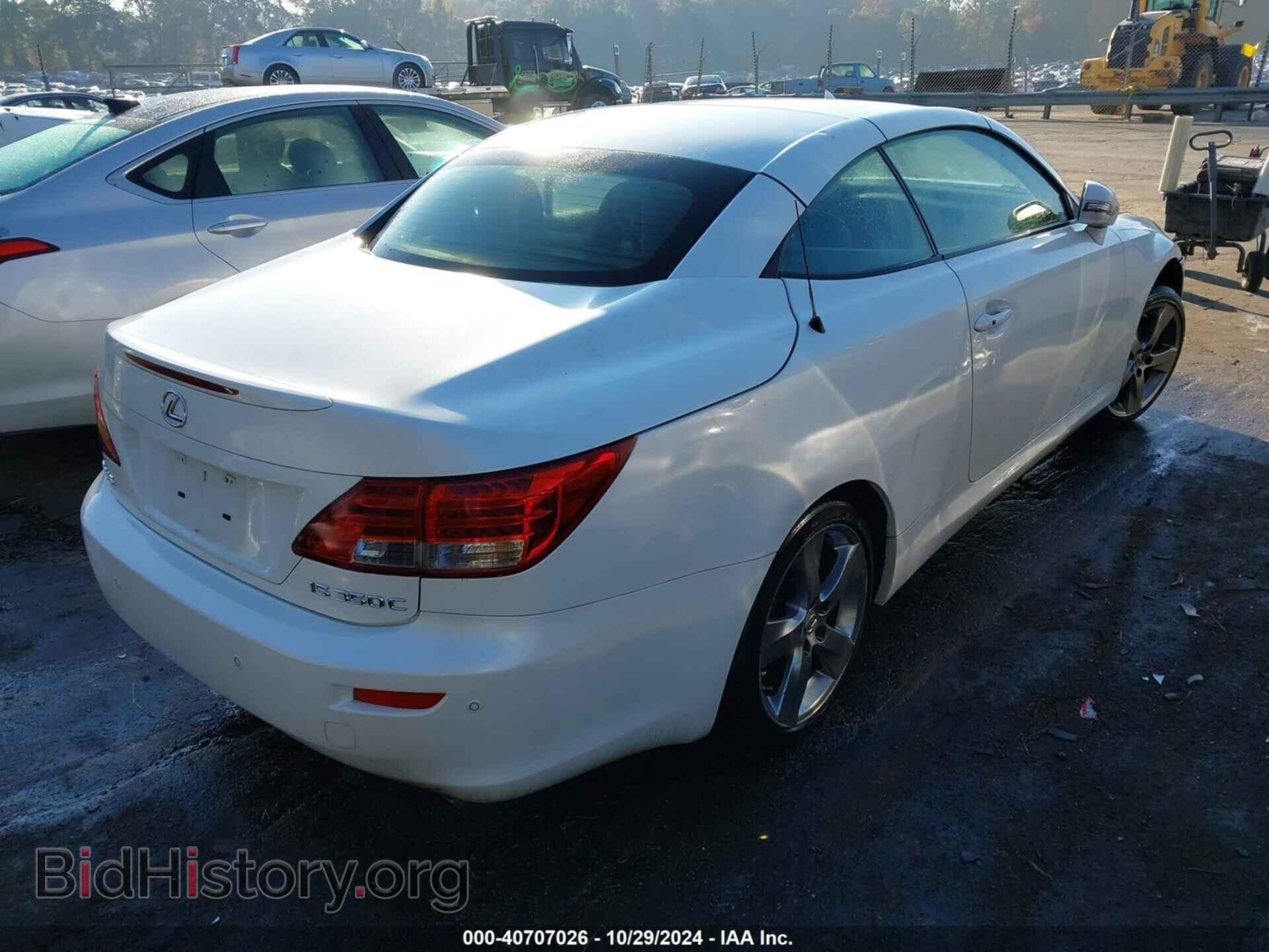 2010 LEXUS IS 350C - VIN: JTHFE2C25A2504536 - Фото 4