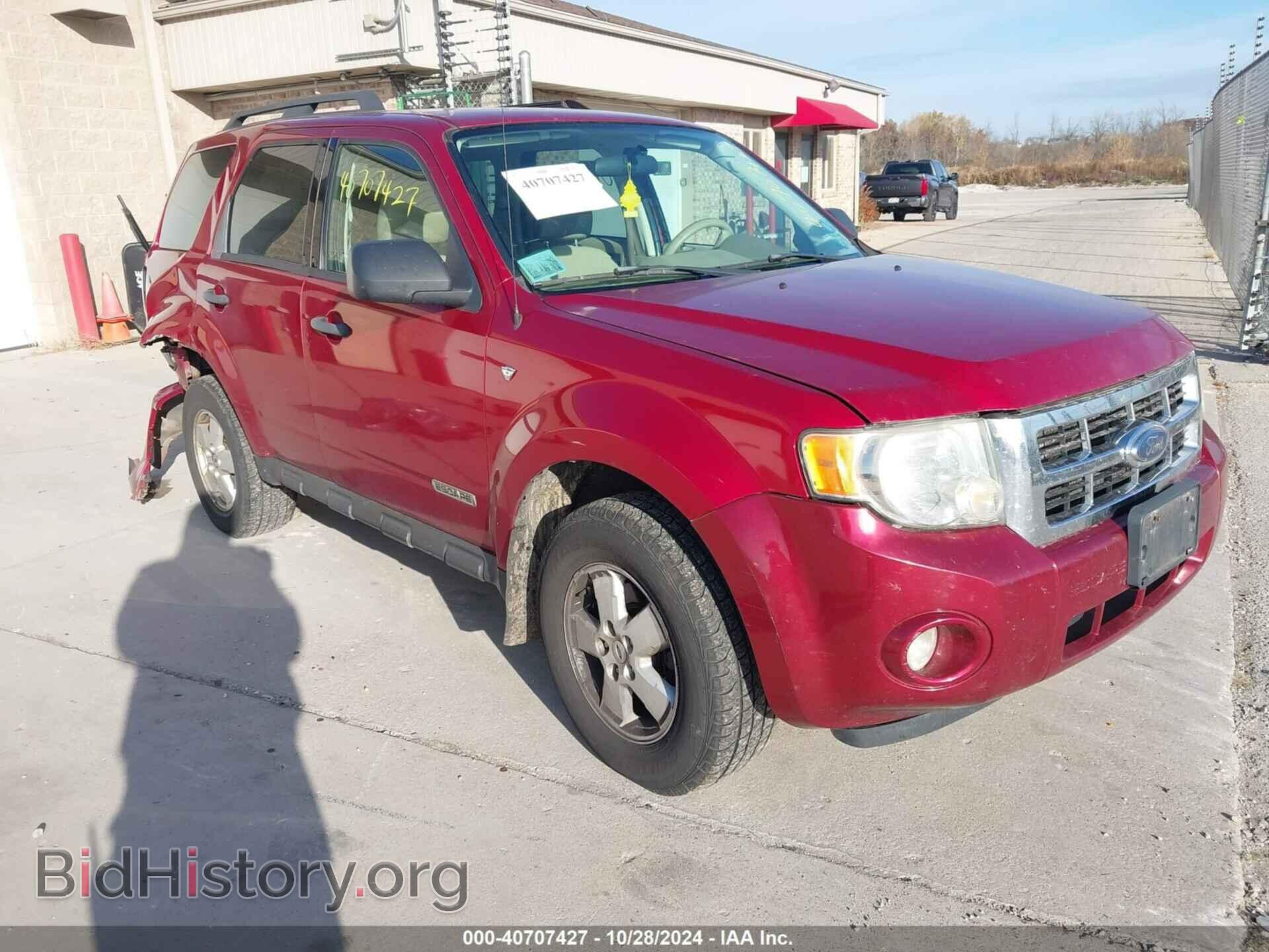 Photo 1FMCU93148KA78657 - FORD ESCAPE 2008