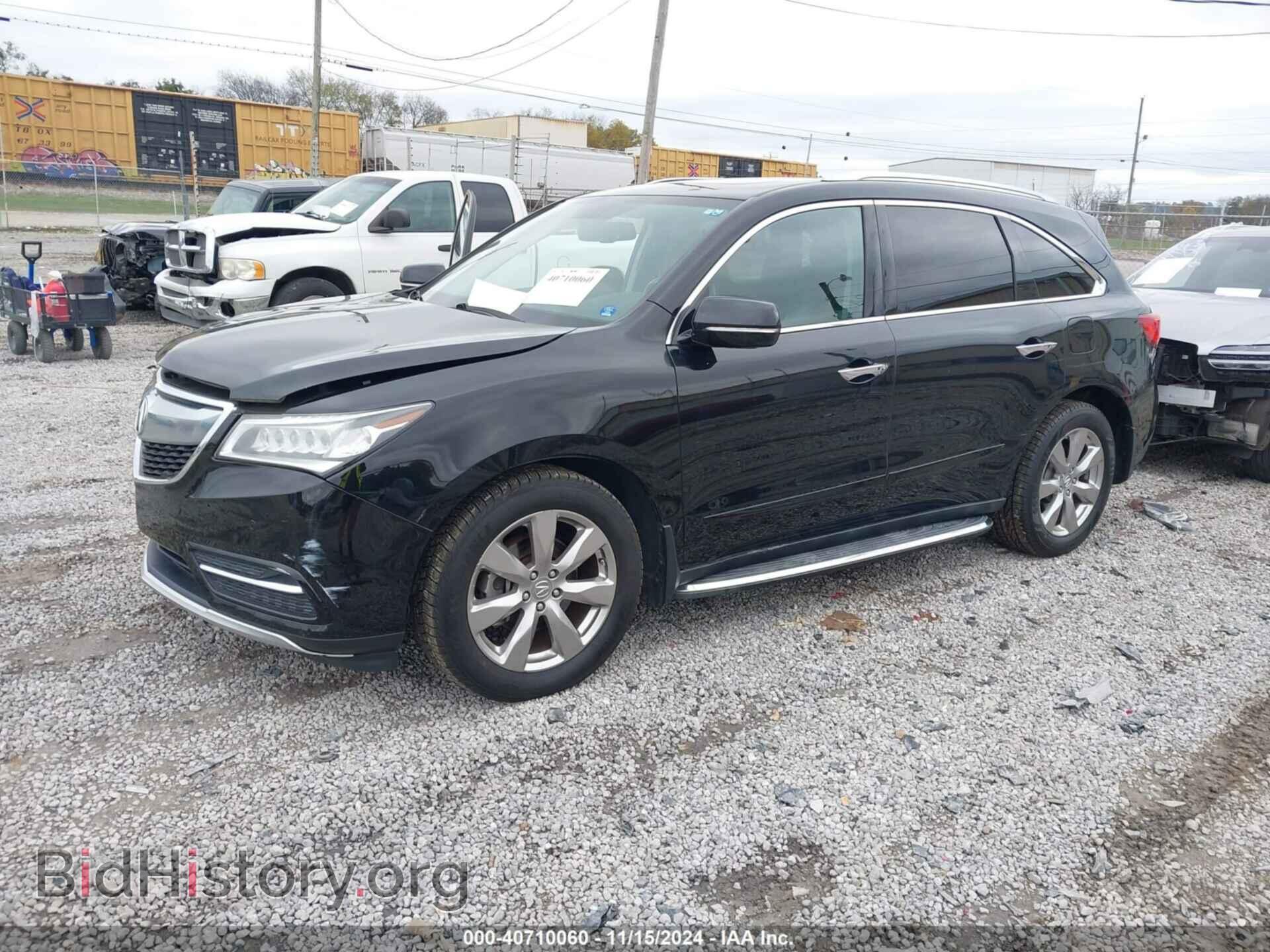 2014 ACURA MDX - VIN: 5FRYD4H87EB041368 - Фото 2