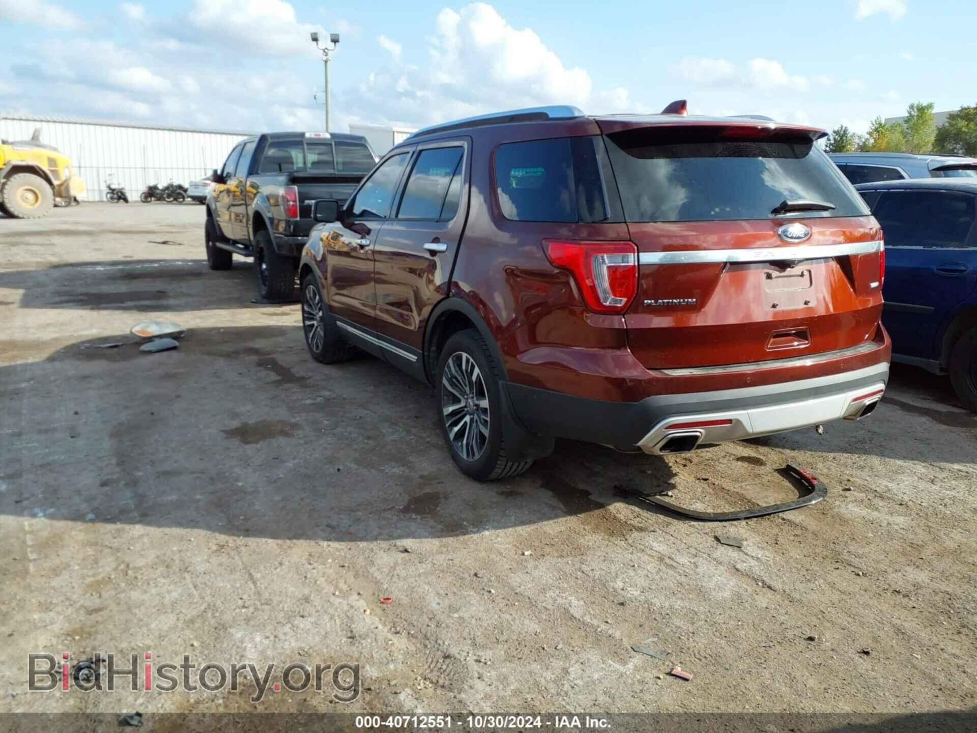 2016 FORD EXPLORER - VIN: 1FM5K8HT0GGD26603 - Фото 3