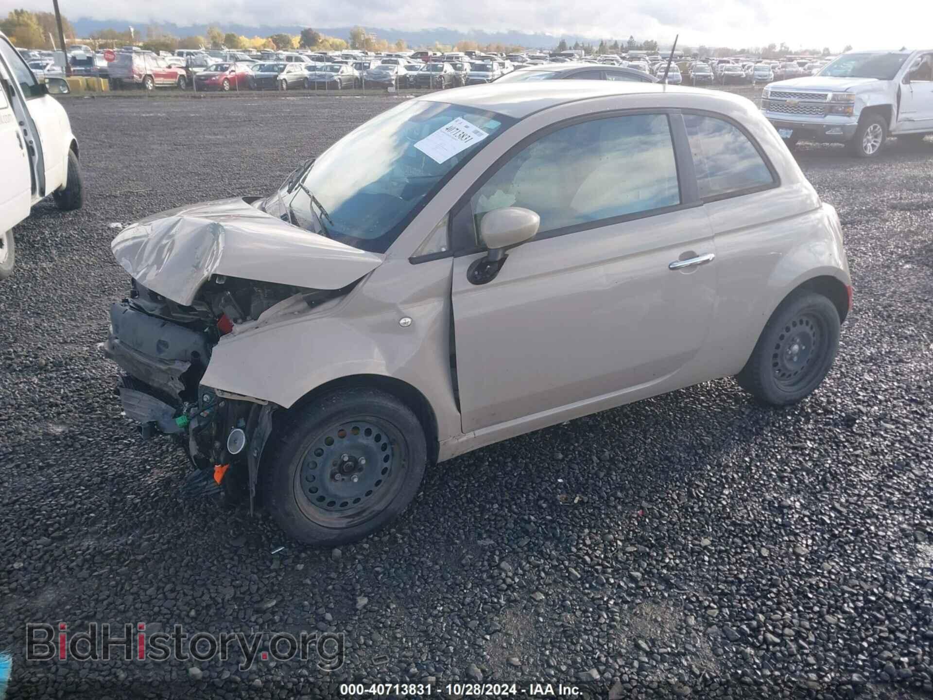 2012 FIAT 500 - VIN: 3C3CFFAR1CT343715 - Photo 2